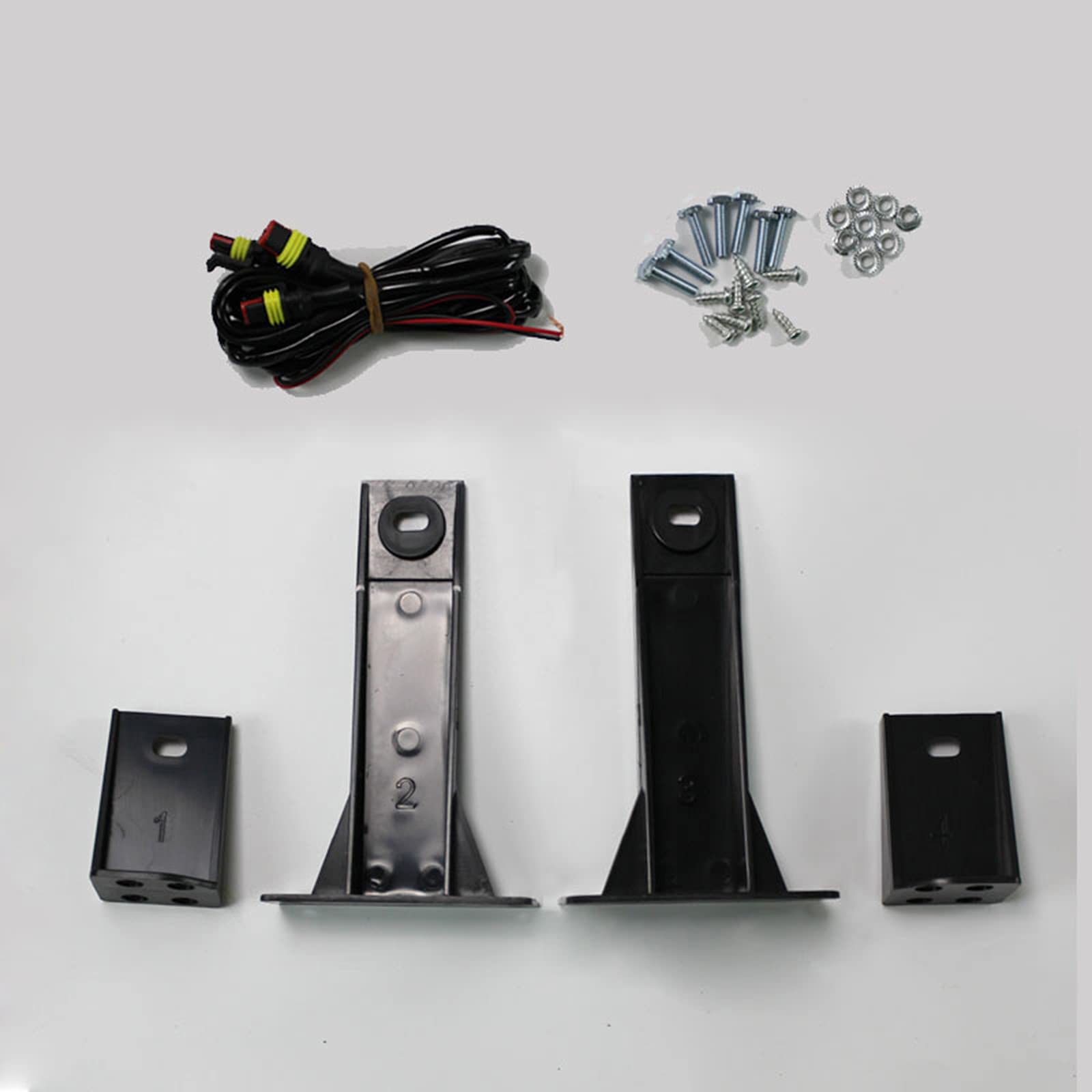 Matte Black Front Grille Rebel Style w/LED Lights for 2013-2018 Dodge Ram 1500(No "RAM" Letter)