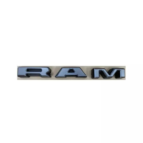 Matte Gray Front Grille Rebel Style w/LED Lights for 2013-2018 Dodge Ram 1500(With "RAM" Letter)