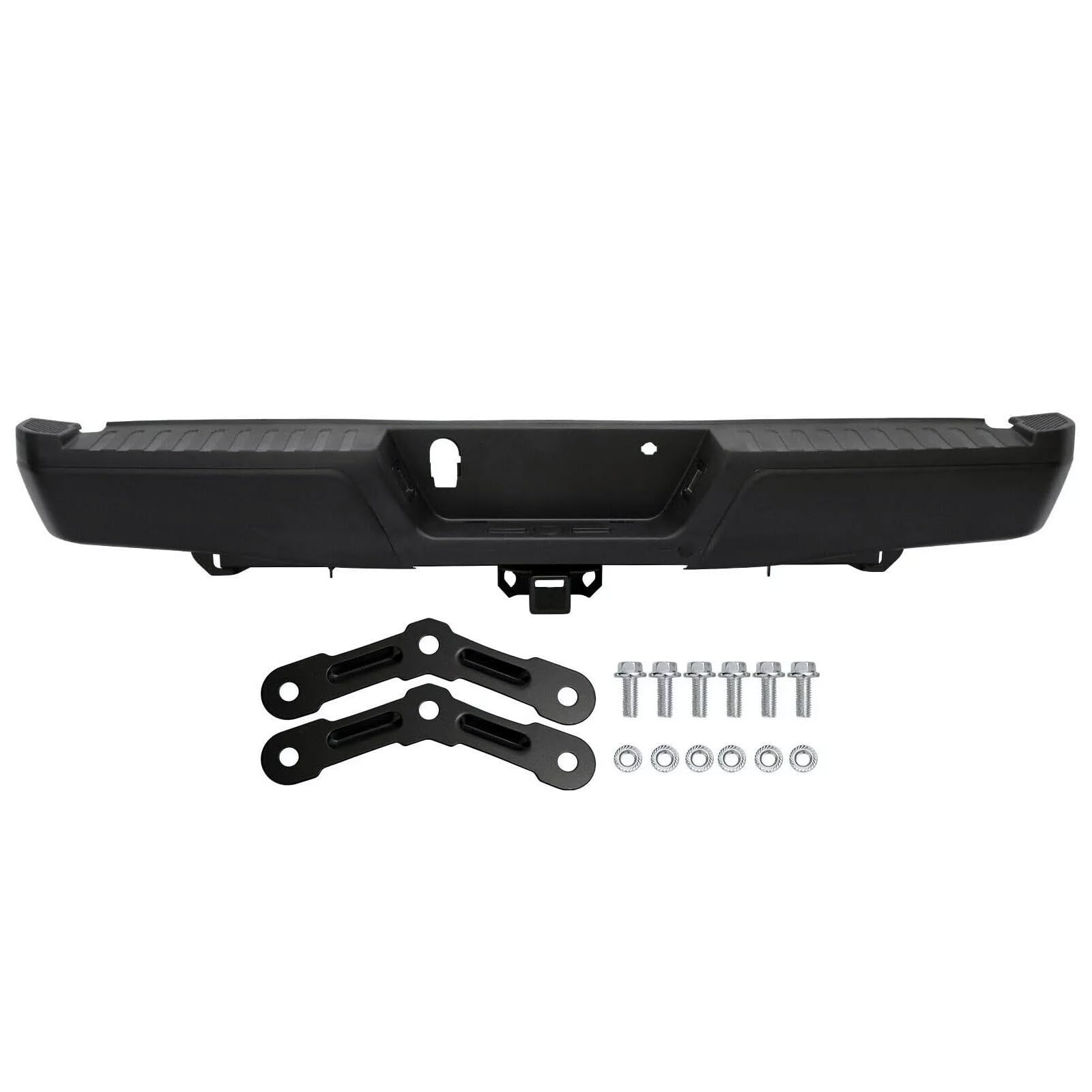 Rear Step Bumper Assembly w/Max Tow Hitch for 2015-2020 Ford F-150 F150