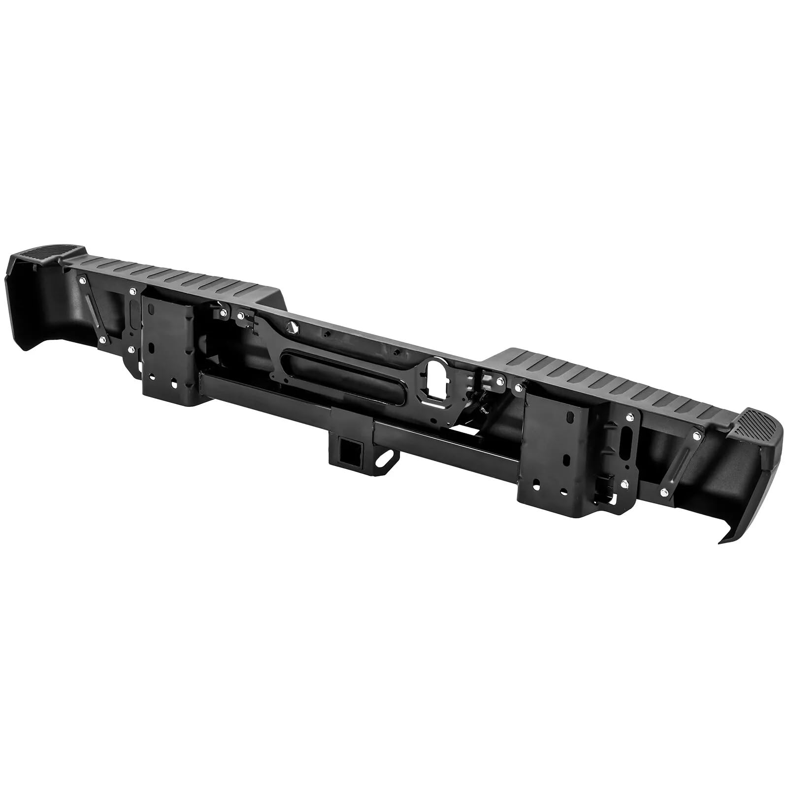 Rear Step Bumper Assembly w/Max Tow Hitch for 2015-2020 Ford F-150 F150