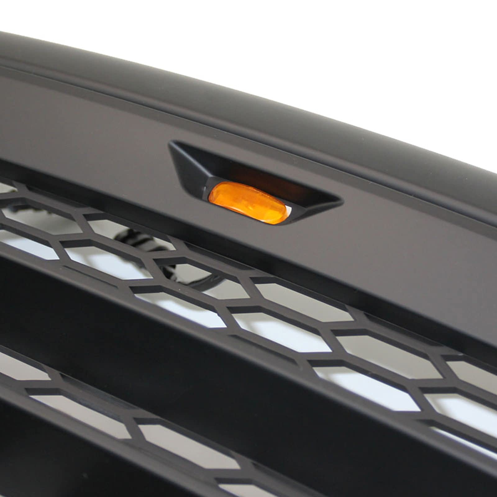 Matte Black Front Grille Rebel Style w/LED Lights for Dodge Ram 1500 2013-2018