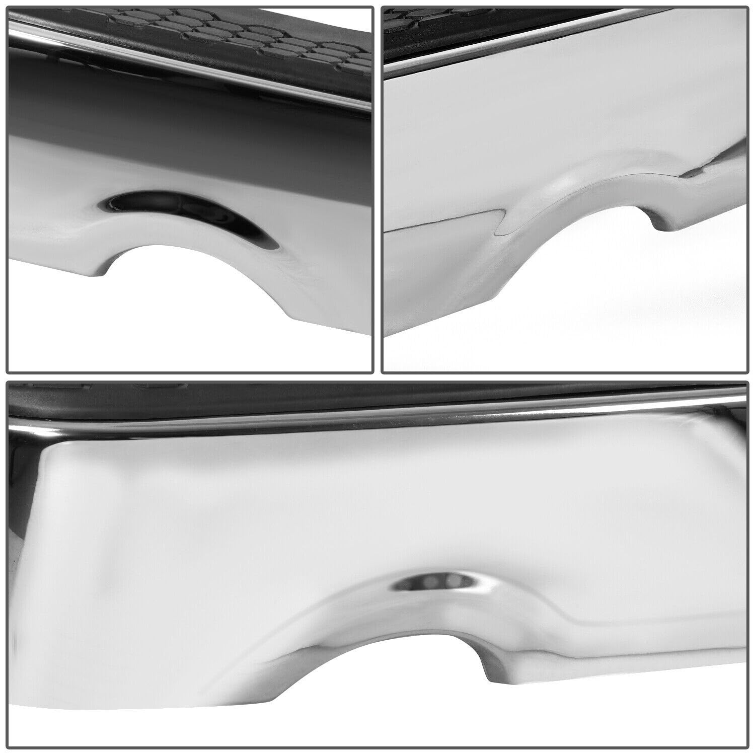 Rear Step Bumper Assembly for 09-18 Dodge RAM 1500 With Dual Exhaust