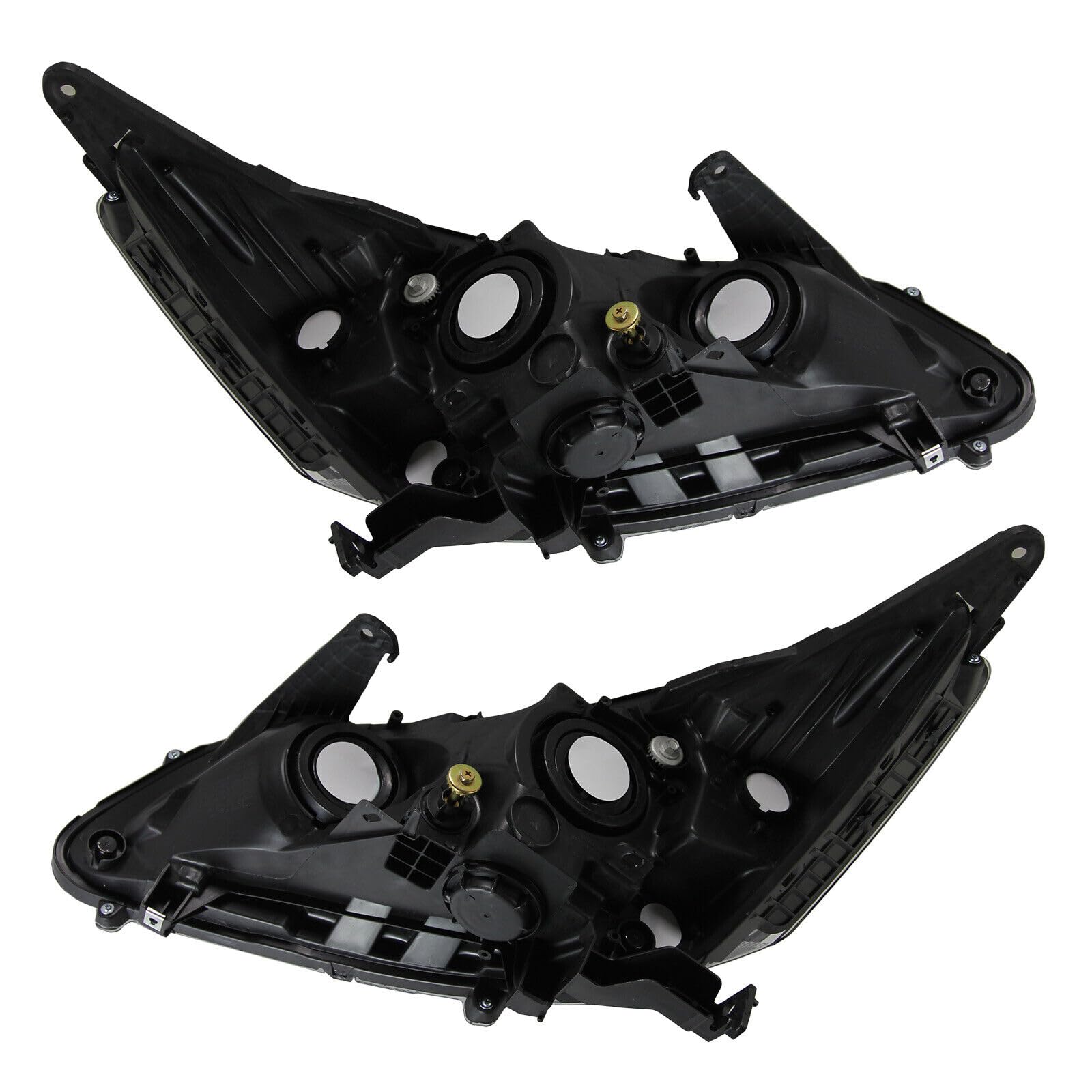 Chrome Halogen Headlights lamps Assembly for 2013-2015 Honda Accord Sedan