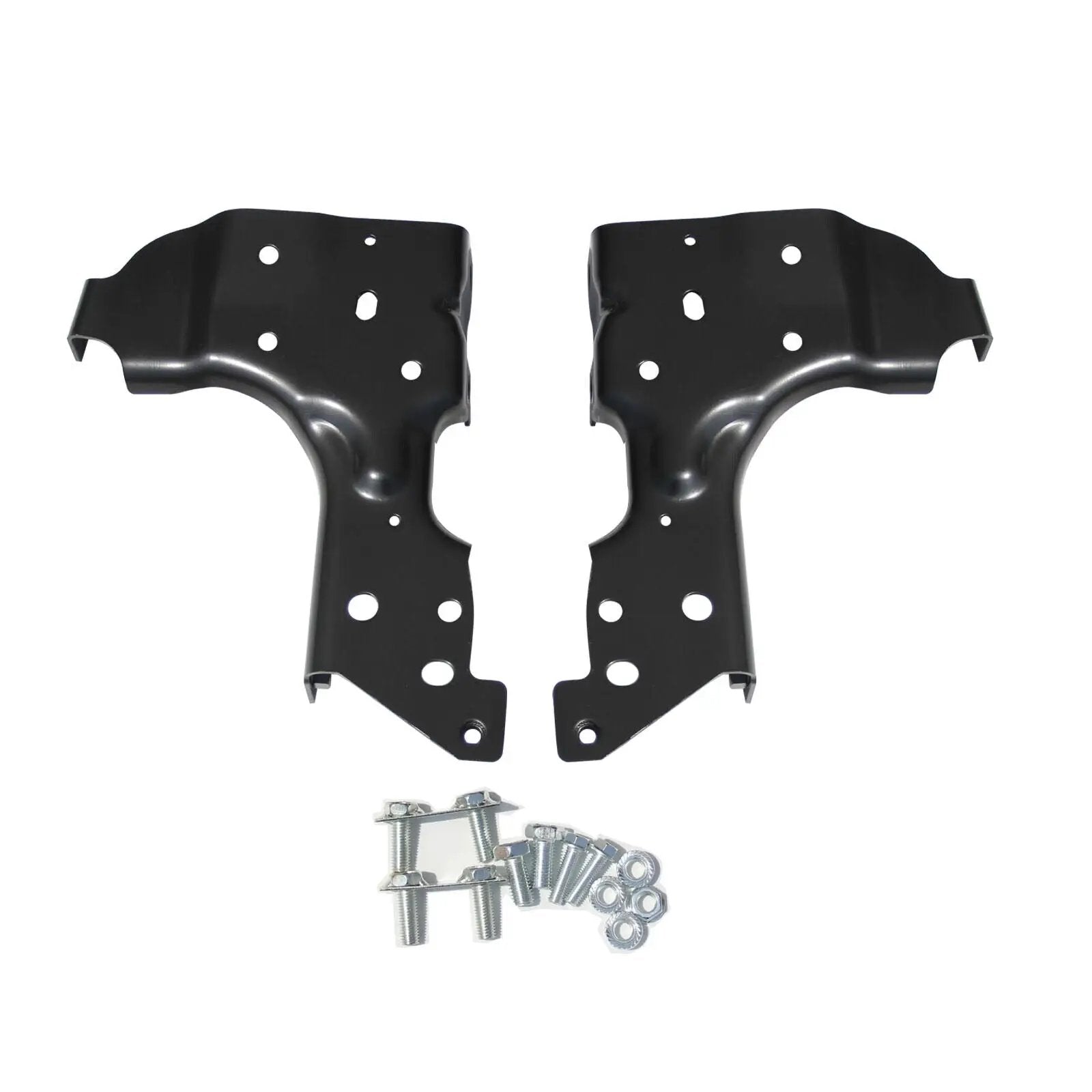 Rear Step Bumper for 2014-2018 Chevy Silverado GMC Sierra 1500 Textured Black