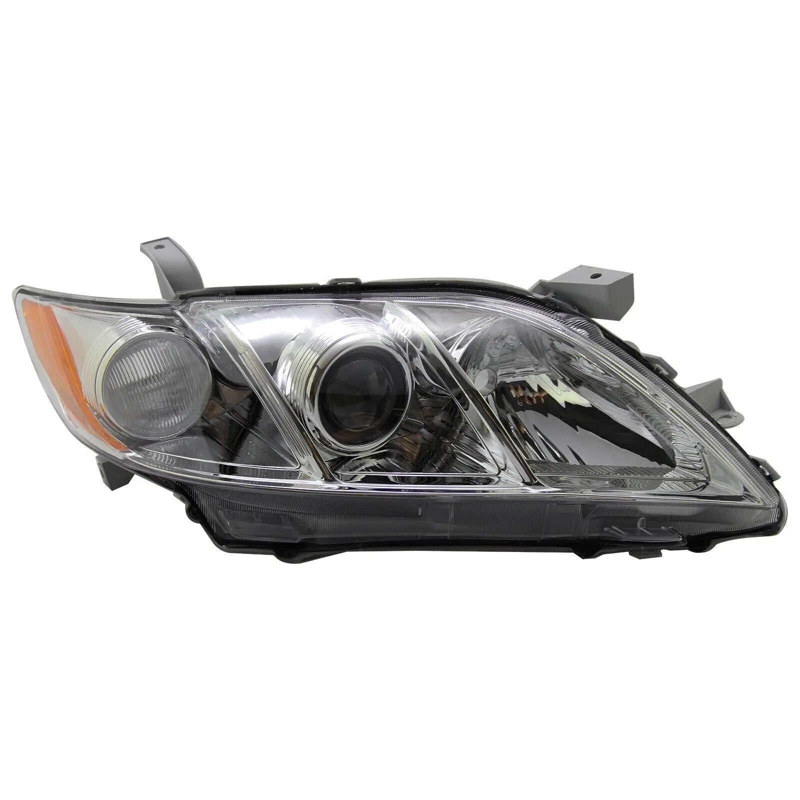 Chrome Headlights Headlamps Assembly for 07-09 Toyota Camry Left & Right