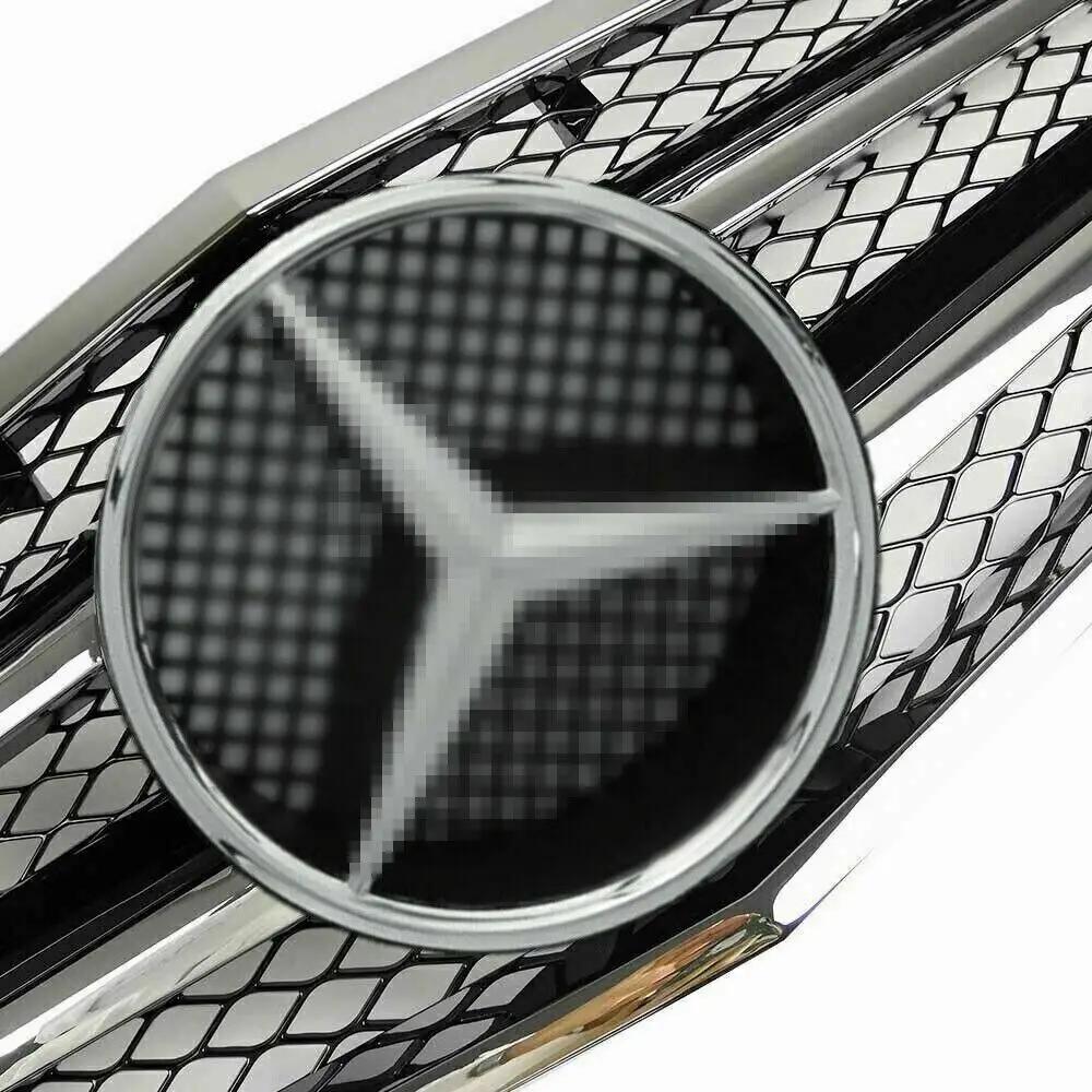 Front Grille + Emblem for 10-13 Mercedes Benz W212 E Class E350 E550