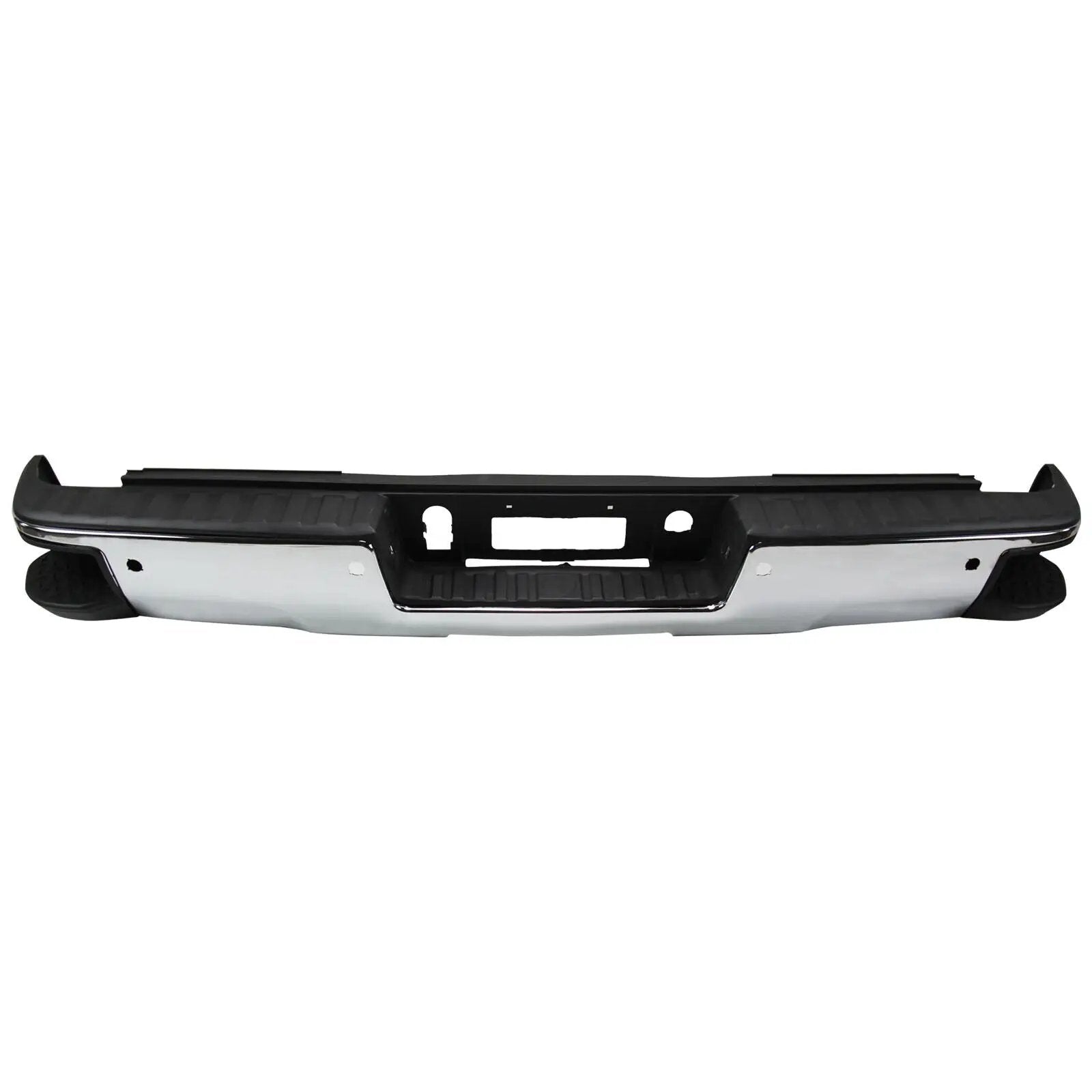 Rear Step Bumper w/Sensor Holes for 2014-2018 Chevy Silverado GMC Sierra 1500