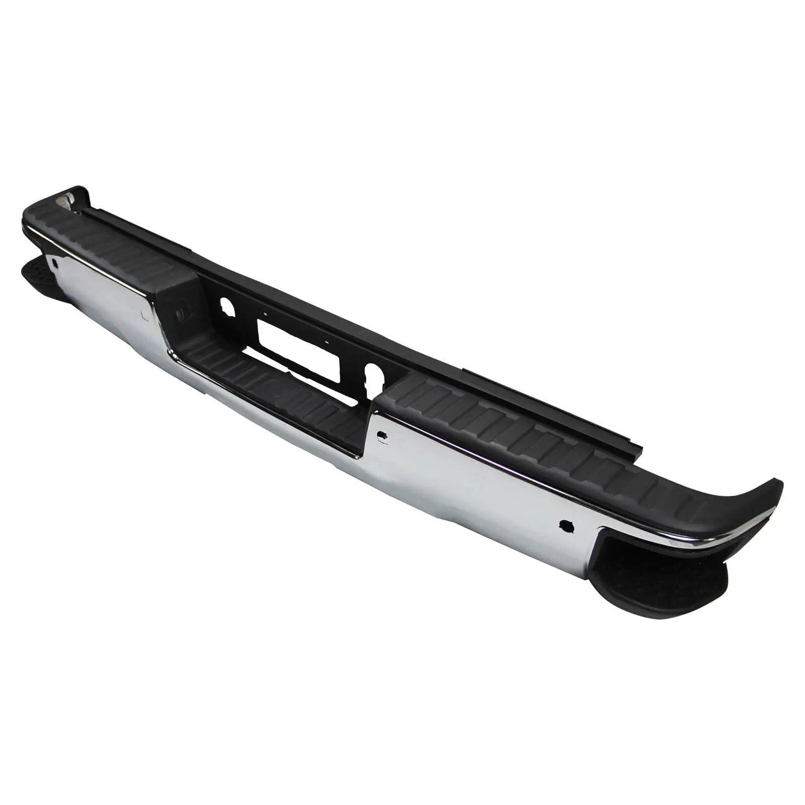 Rear Step Bumper w/Sensor Holes for 2014-2018 Chevy Silverado GMC Sierra 1500