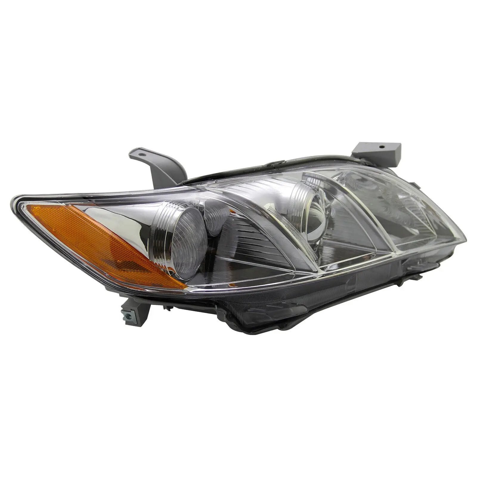 Chrome Headlights Headlamps Assembly for 07-09 Toyota Camry Left & Right