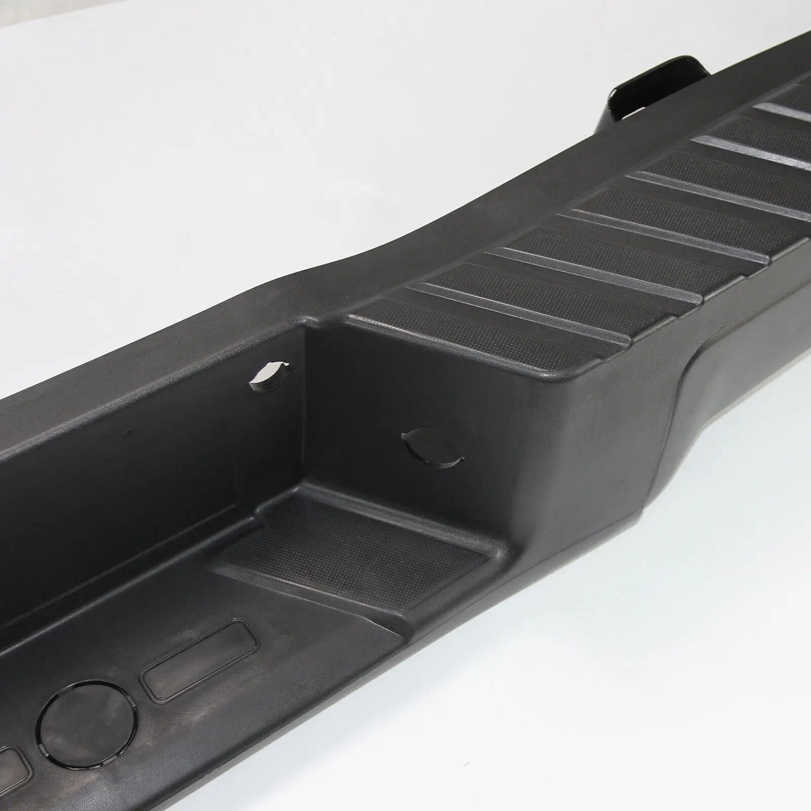 Black Rear Step Bumper w/o Sensor Holes Assembly for 2009-2014 Ford F150 F-150