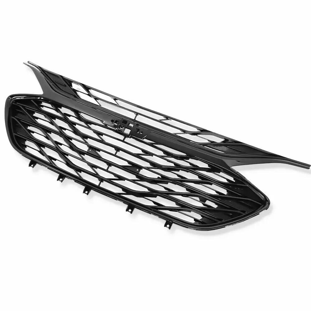 Black Front Bumper Grill Upper Lower Grille for 2019-2021 Chevrolet Malibu