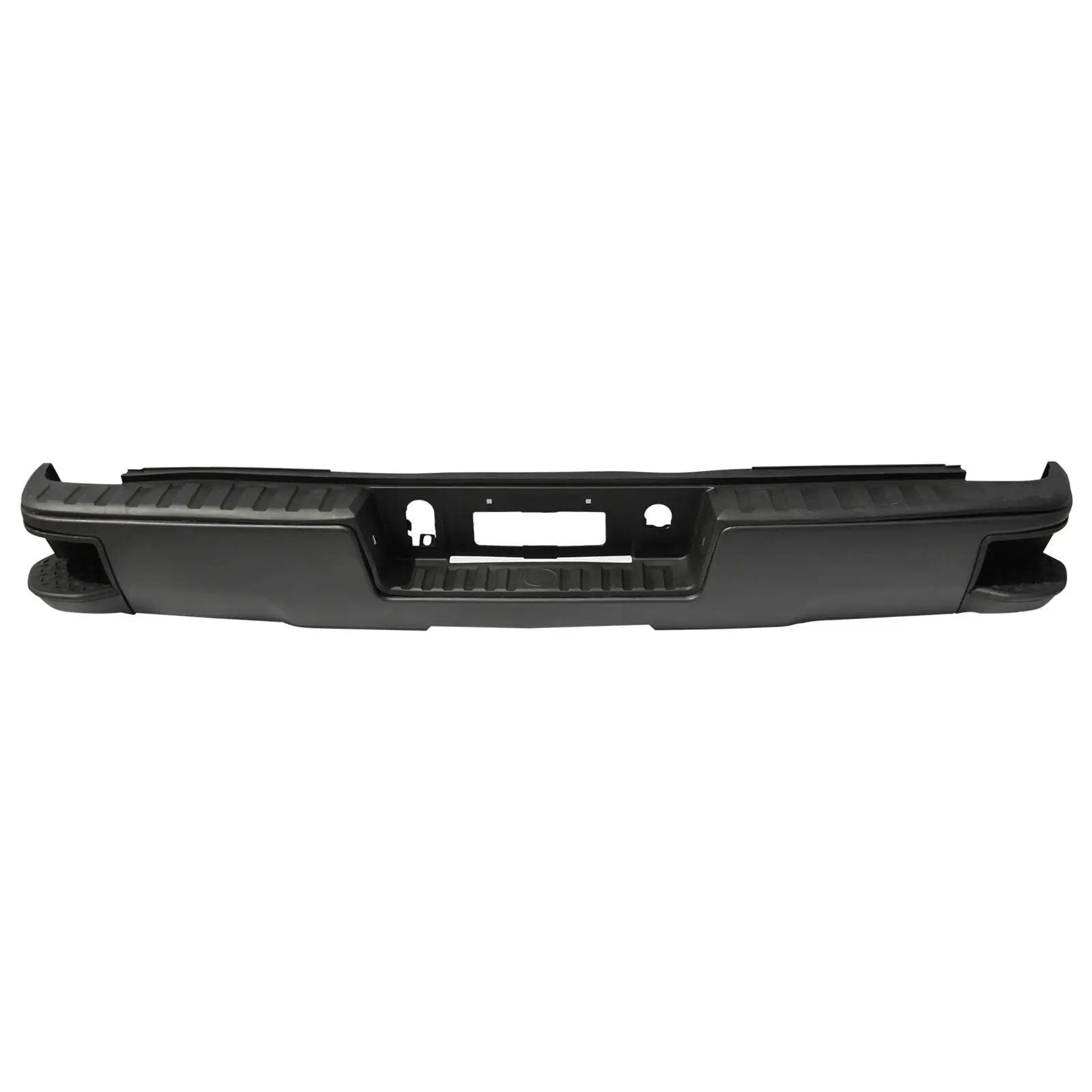 Rear Step Bumper for 2014-2018 Chevy Silverado GMC Sierra 1500 Textured Black