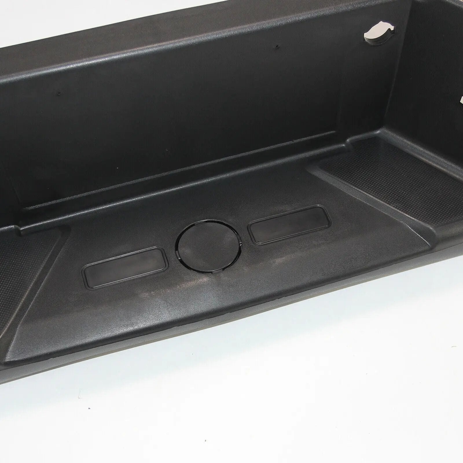 Black Rear Step Bumper w/o Sensor Holes Assembly for 2009-2014 Ford F150 F-150