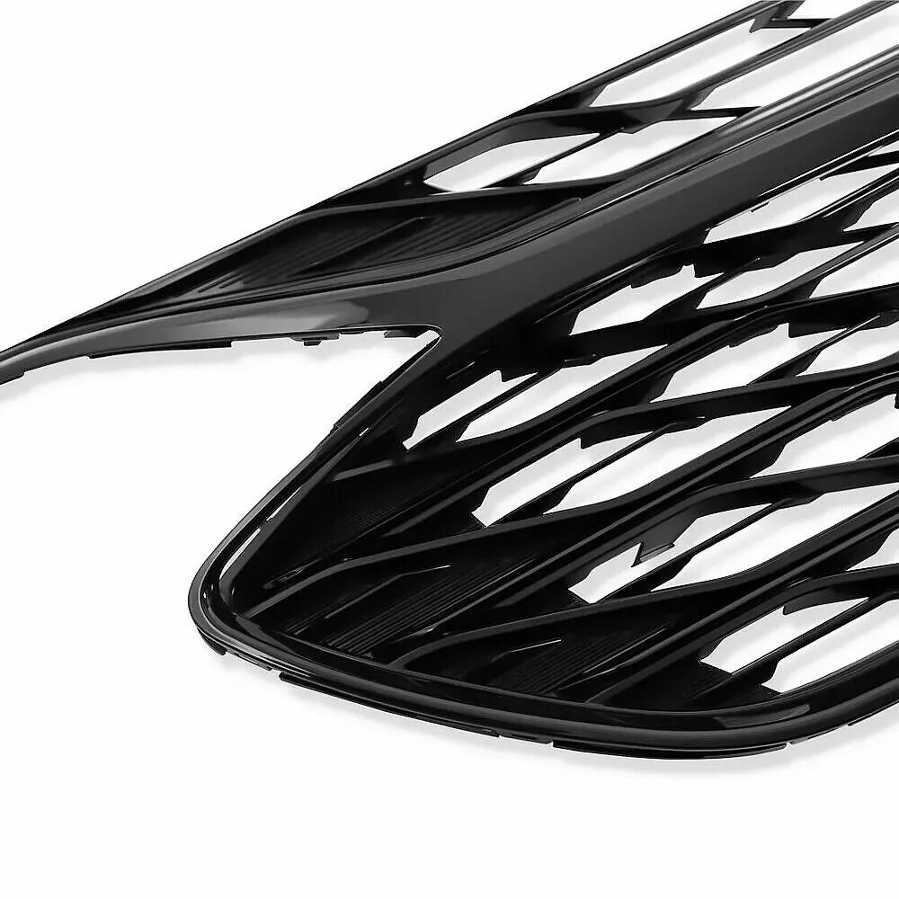 Black Front Bumper Grill Upper Lower Grille for 2019-2021 Chevrolet Malibu