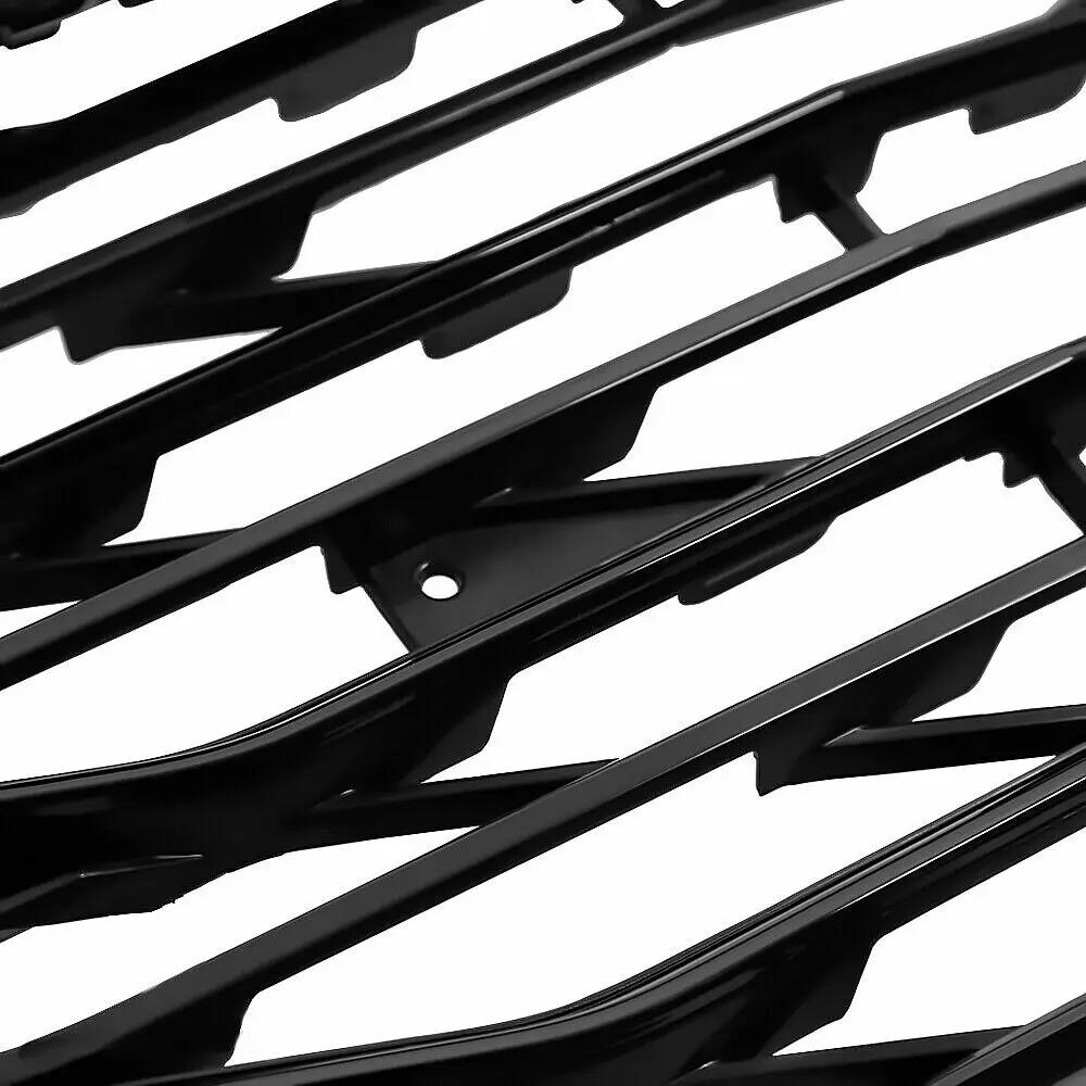 Black Front Bumper Grill Upper Lower Grille for 2019-2021 Chevrolet Malibu