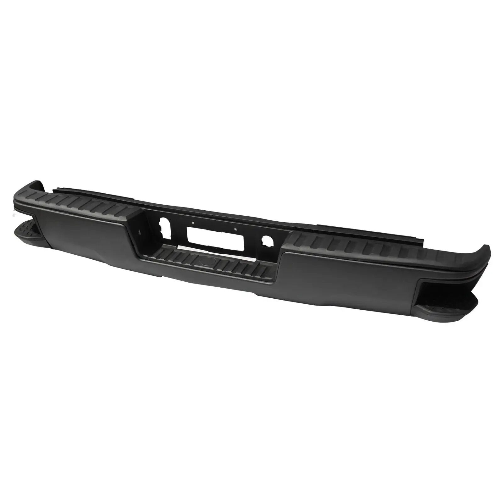 Rear Step Bumper for 2014-2018 Chevy Silverado GMC Sierra 1500 Textured Black