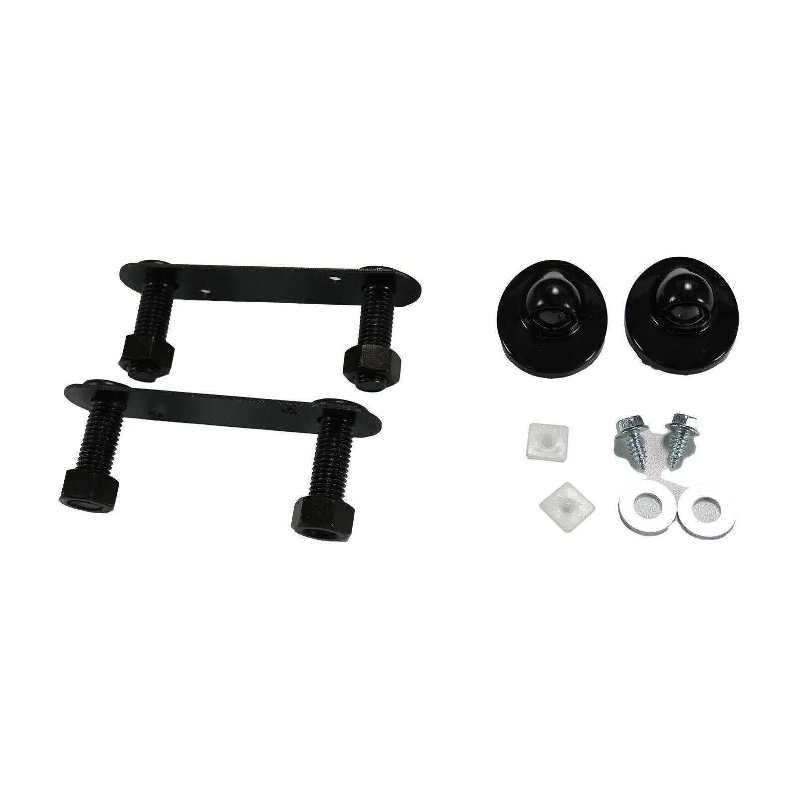 Black Rear Step Bumper w/o Sensor Holes Assembly for 2009-2014 Ford F150 F-150