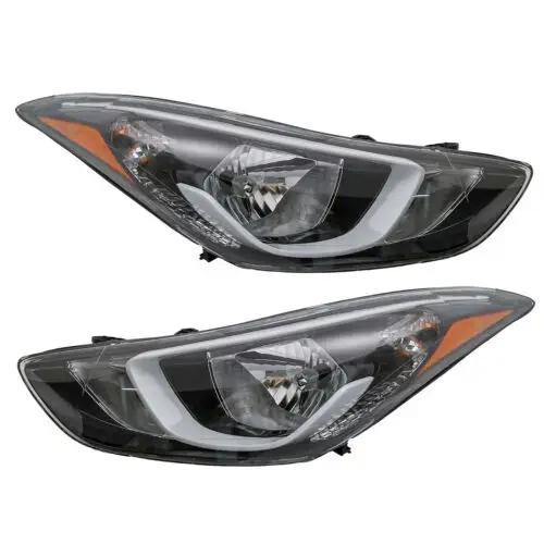 Halogen Headlights Lamps for 2014-2016 Hyundai Elantra Sedan US