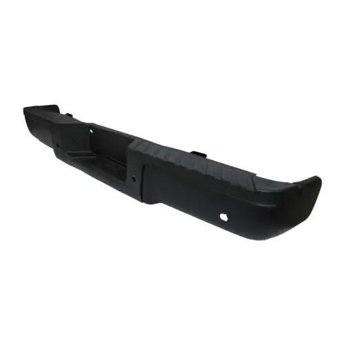 Black Rear Step Bumper Assembly w/Sensor Holes for 2009-2014 Ford F150 F-150