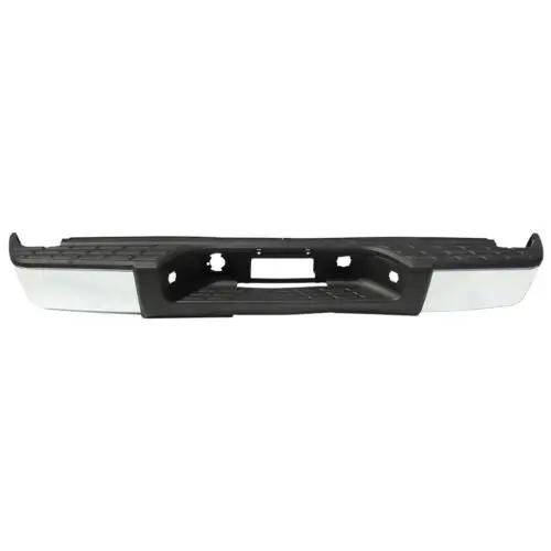 Chrome Rear Step Bumper w/o Holes for 07-13 Chevy Silverado GMC Sierra 1500