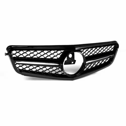 Gloss Black AMG Style Grille for 08-14 Mercedes Benz W204 C-Class C250 C300