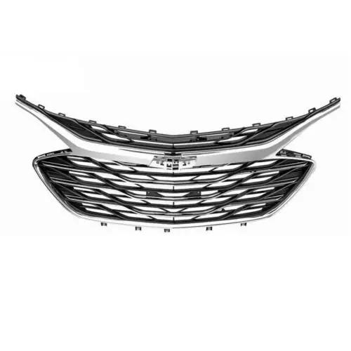 3 Pcs Chrome Front Grille Upper Lower Grill for 2019-2023 Chevrolet Malibu