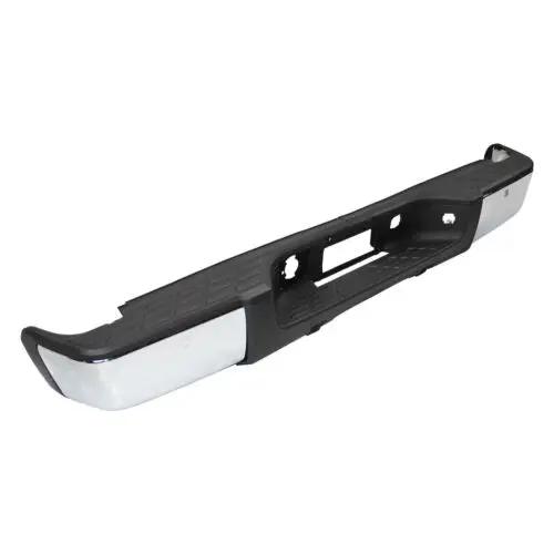 Rear Step Bumper w/Sensor Holes for 2007-2013 Chevy Silverado GMC Sierra 1500