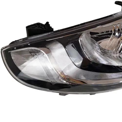 Pair Halogen Headlights Headlamps for  2012-2014 Hyundai Accent Sedan