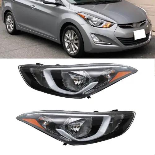 Halogen Headlights Lamps for 2014-2016 Hyundai Elantra Sedan US