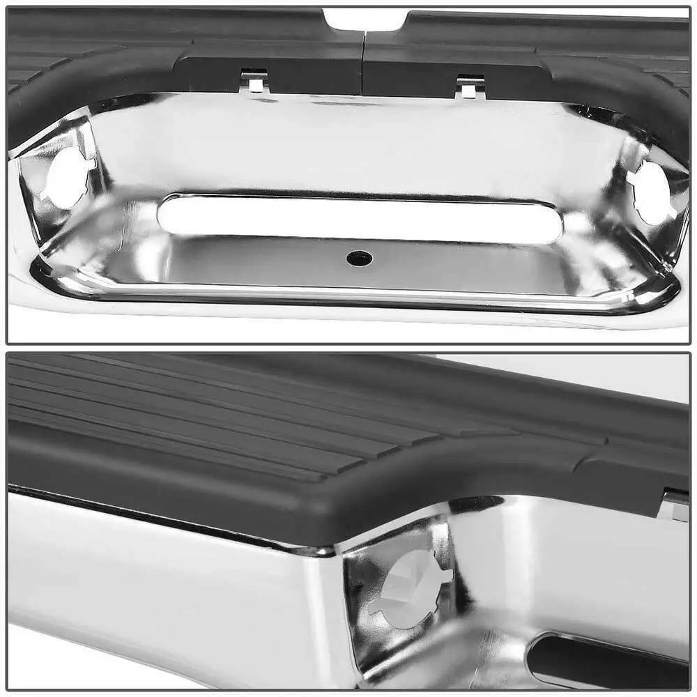 Chrome Steel Rear Step Bumper Assembly for 1995-2004 Toyota Tacoma