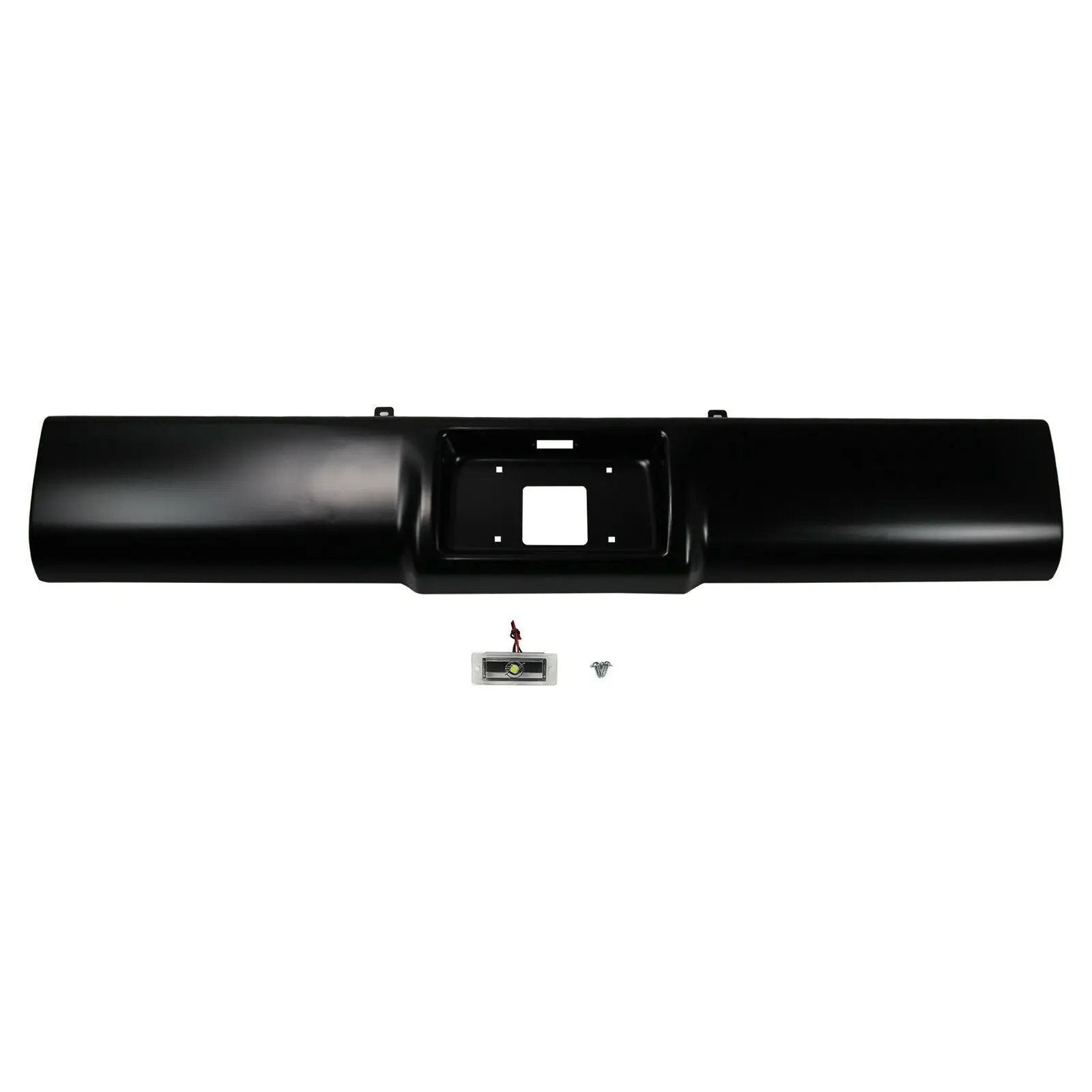 Rear Bumper Roll Pan w/License Plate Light for 92-99 Suburban Yukon