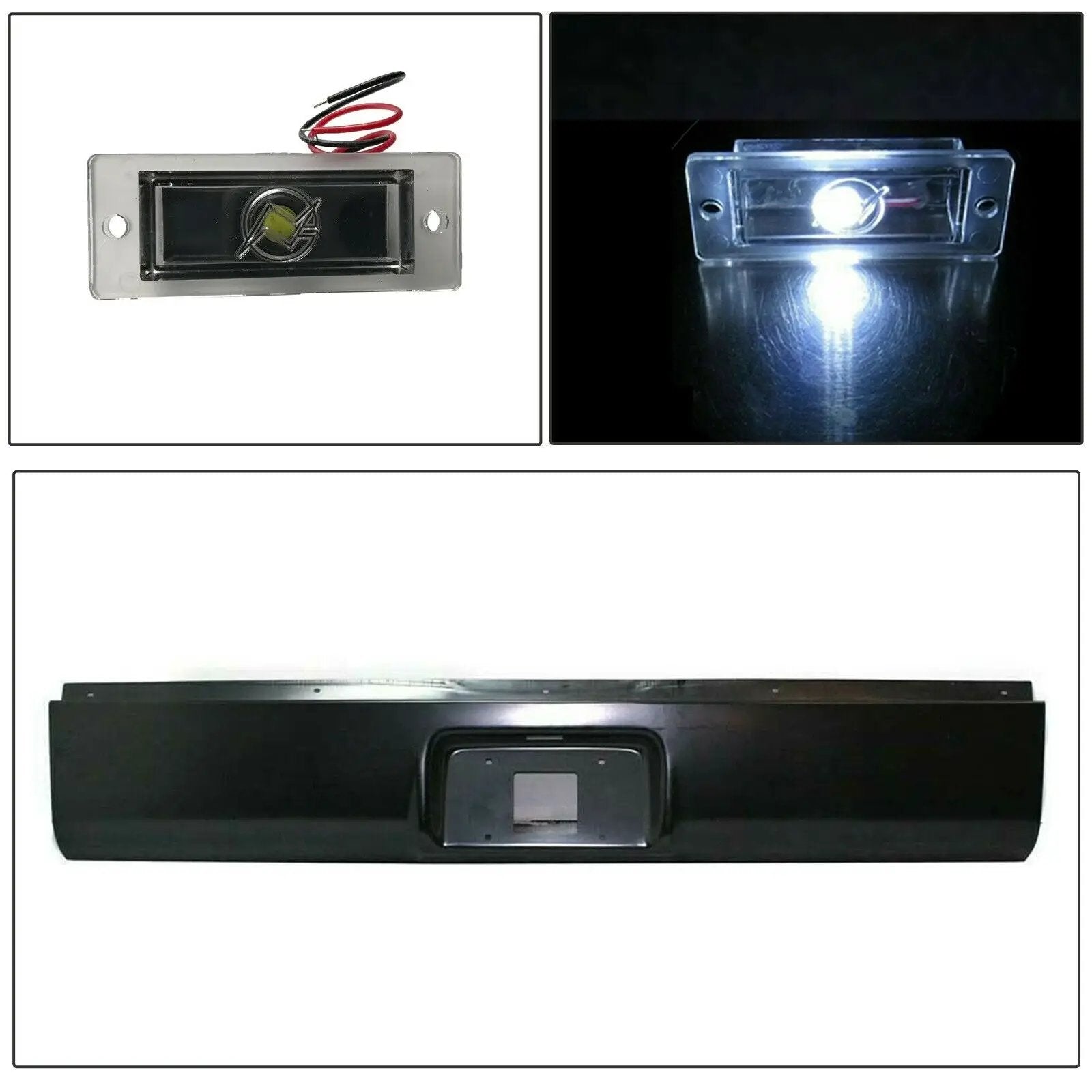 Rear Bumper Roll Pan for 99-06 Chevy Silverado GMC Sierra 1500 Fleetside