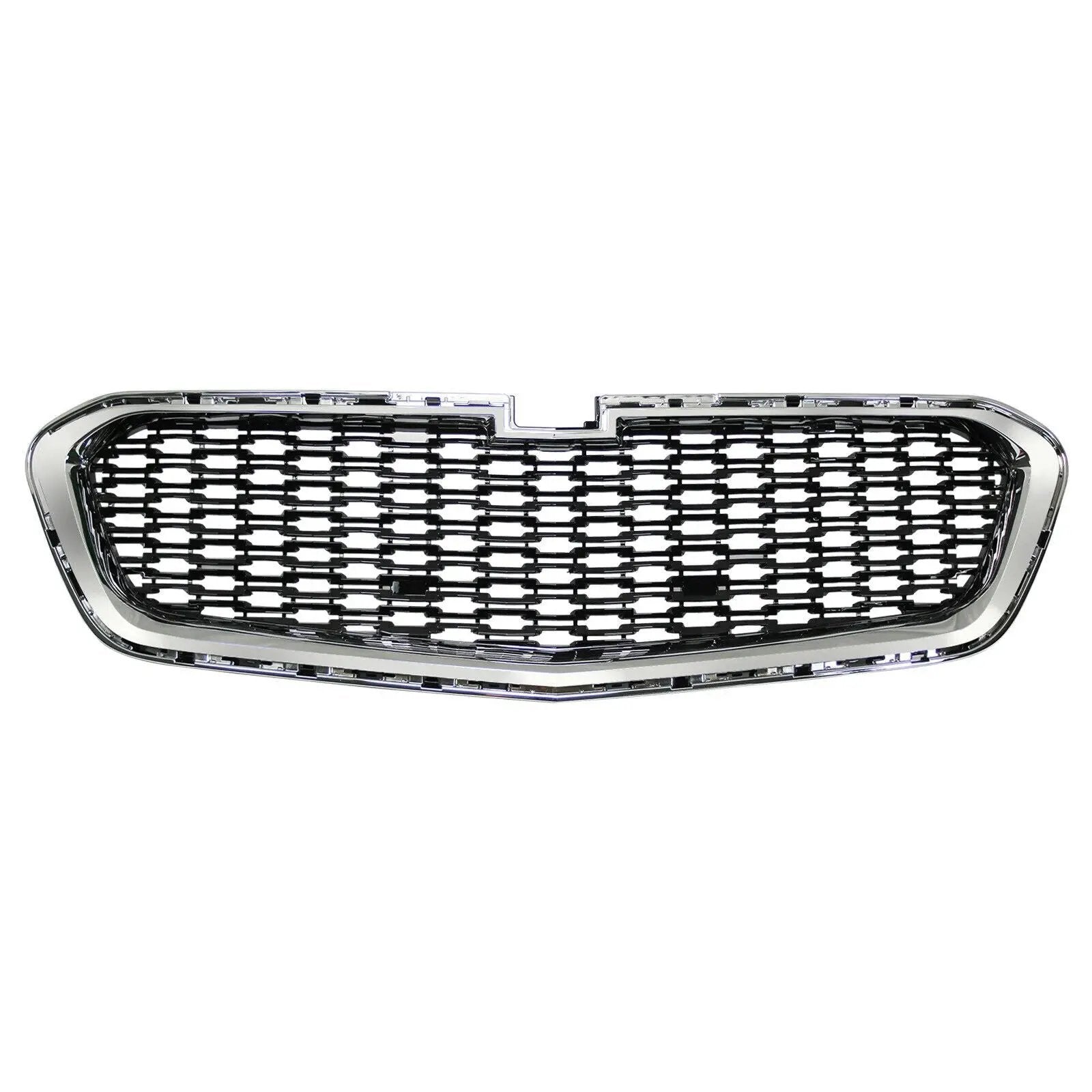 Chrome Front Upper & Center Grille Grill for 2014-2015 Chevrolet Malibu