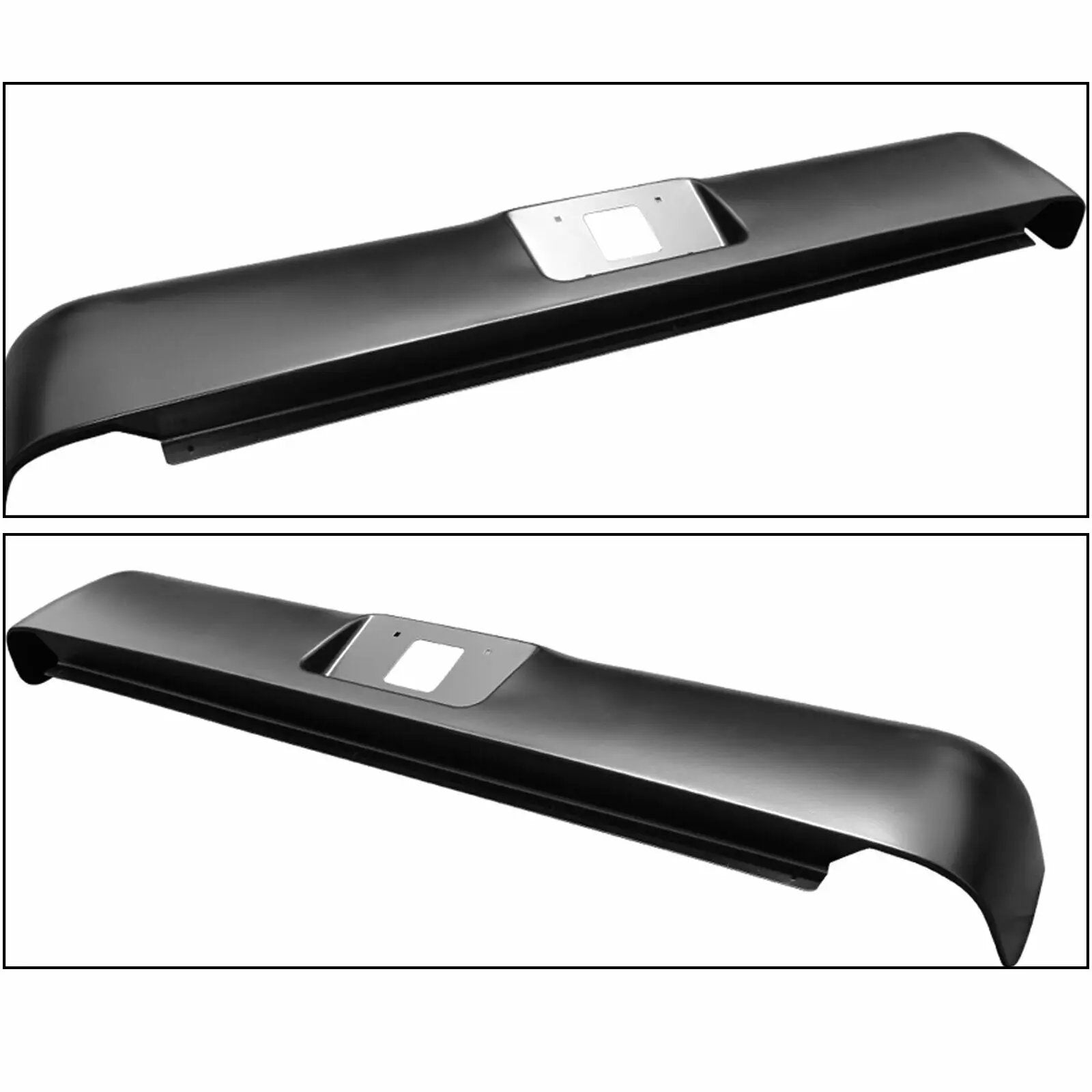Rear Bumper Roll Pan w/LED License Lamp for  2007-2013 Silverado 1500