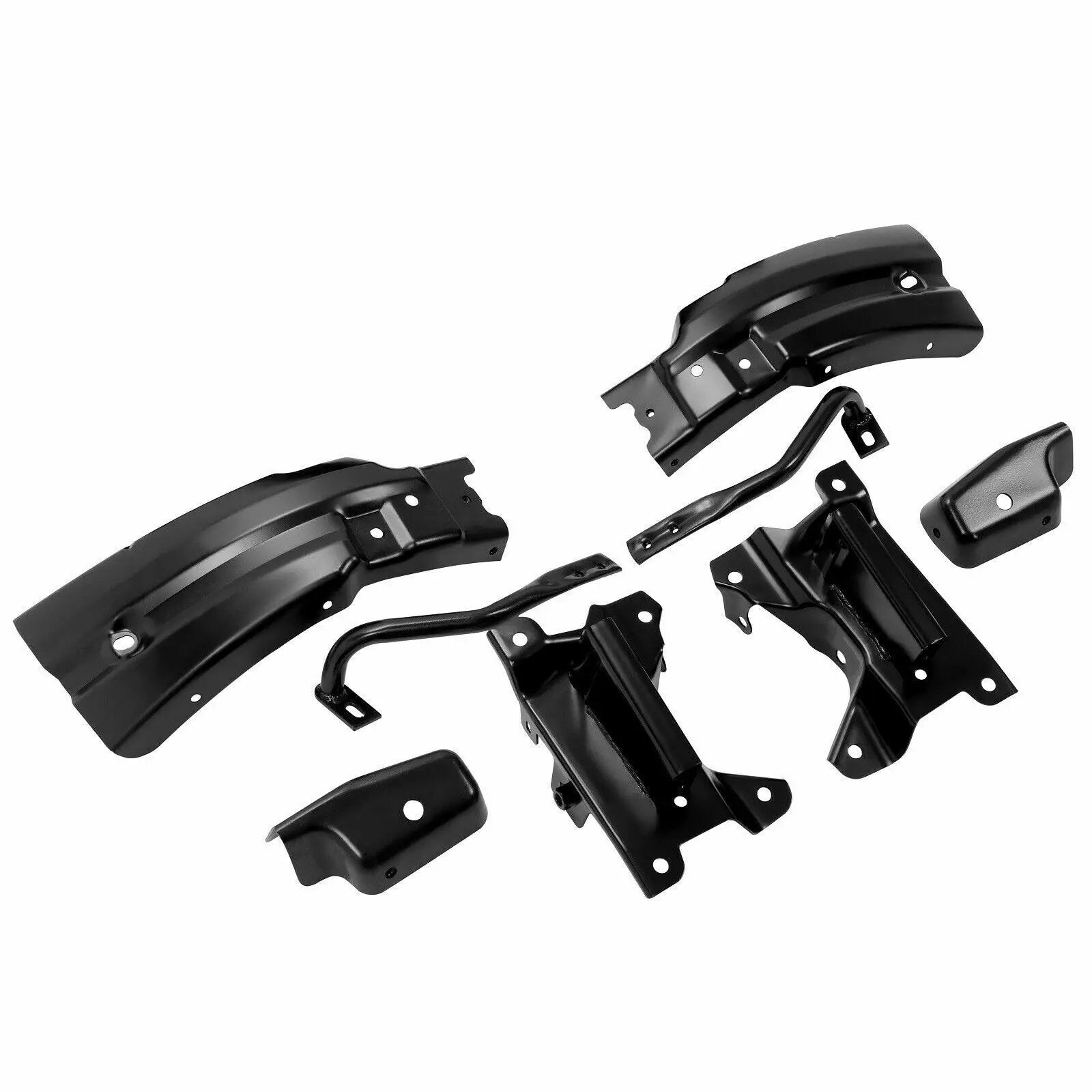 Front Bumper Brace Brackets Mounting Support for 07-13 Chevrolet Silverado 1500