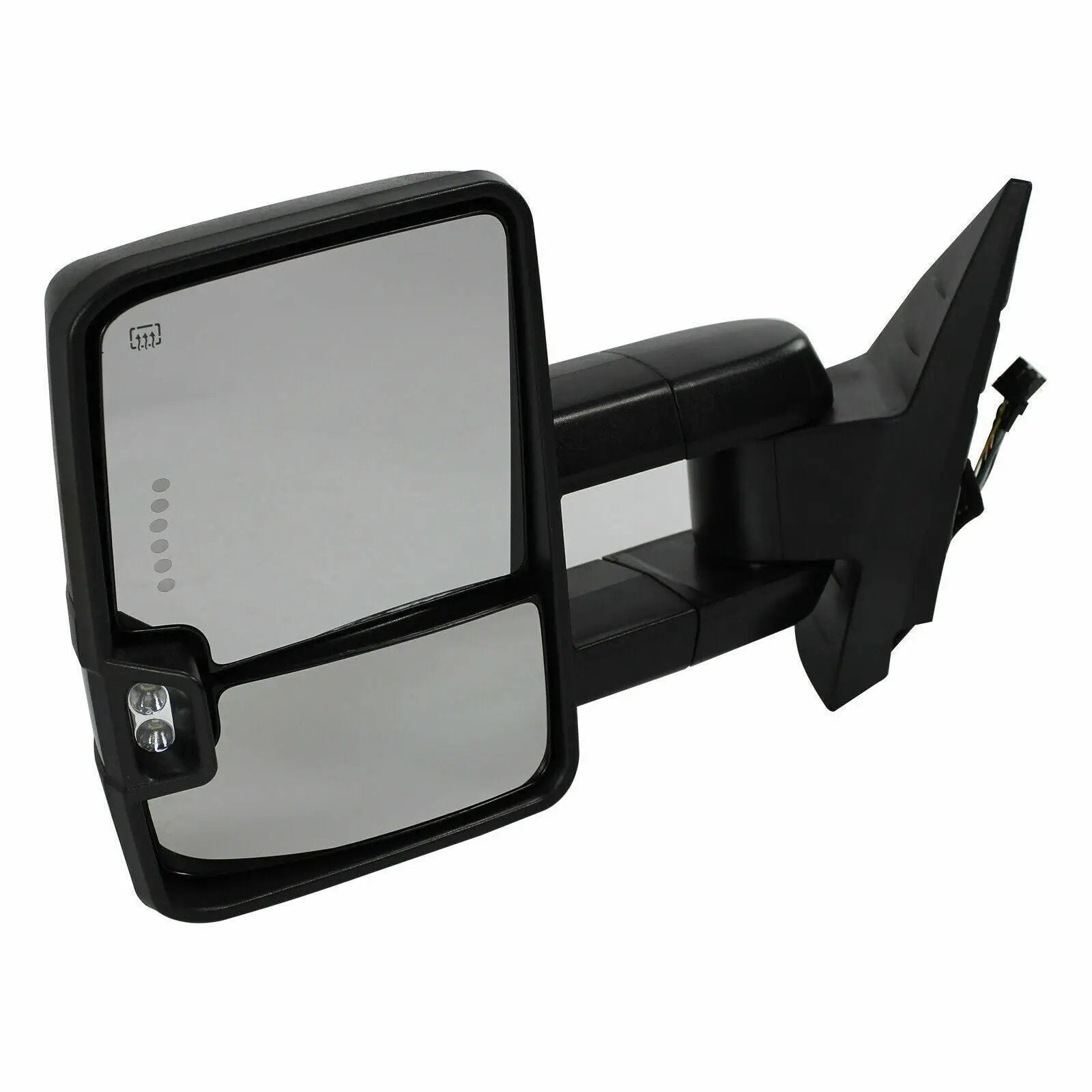 Textured Power Heat Tow Mirrors for 07-13 Chevy Silverado 1500 2500