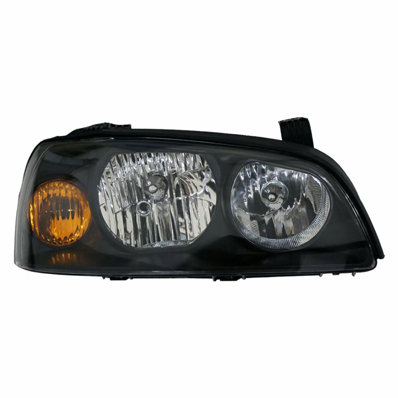 Black Halogen Headlights Headlamps w/o Bulbs for 2004-2006 Hyundai Elantra
