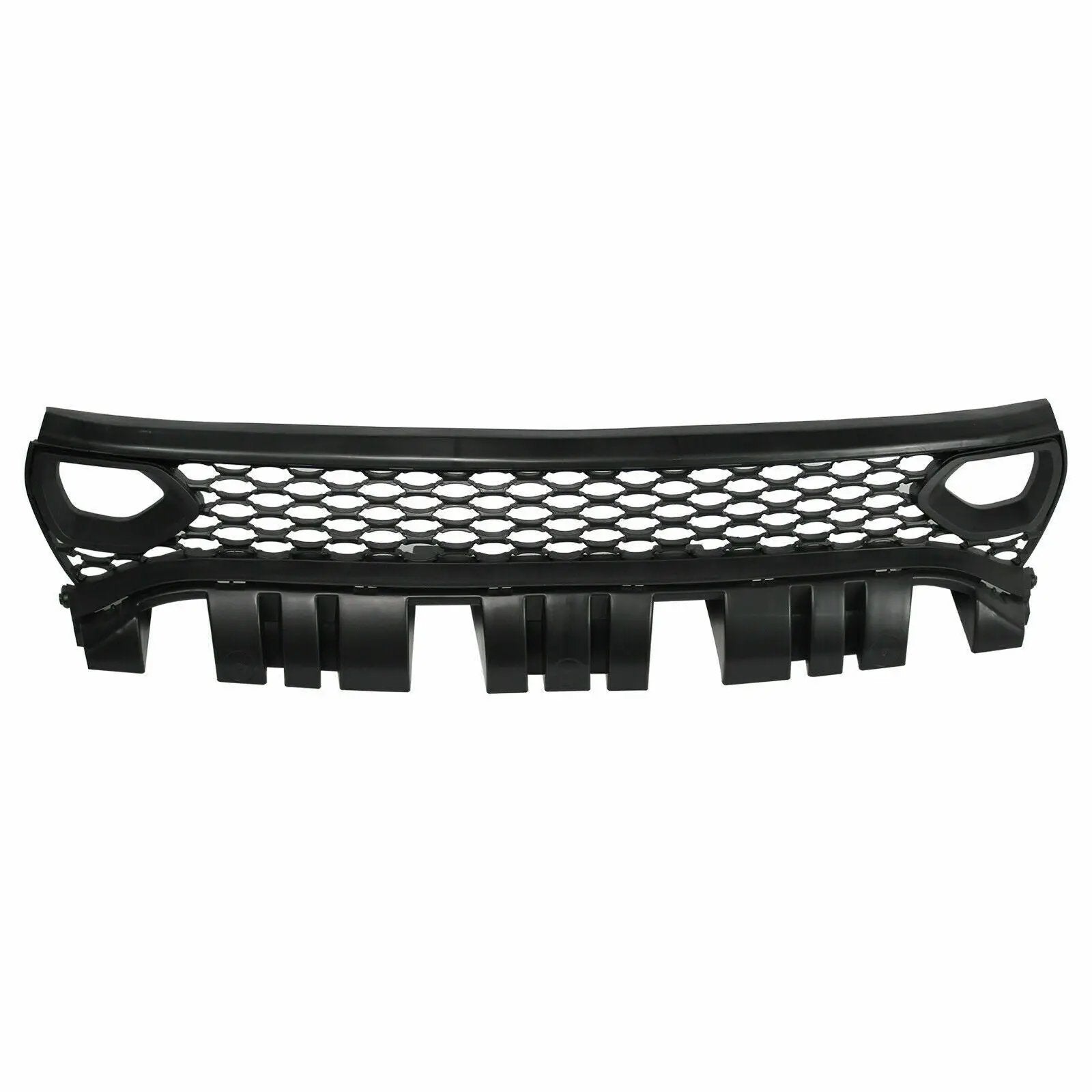 Bumper Upper Honeycomb Grille w/Bezels Dual Inlets for 15-21 Dodge Charger