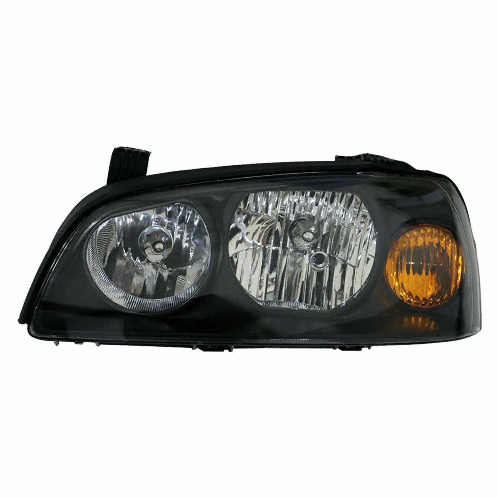 Black Halogen Headlights Headlamps w/o Bulbs for 2004-2006 Hyundai Elantra