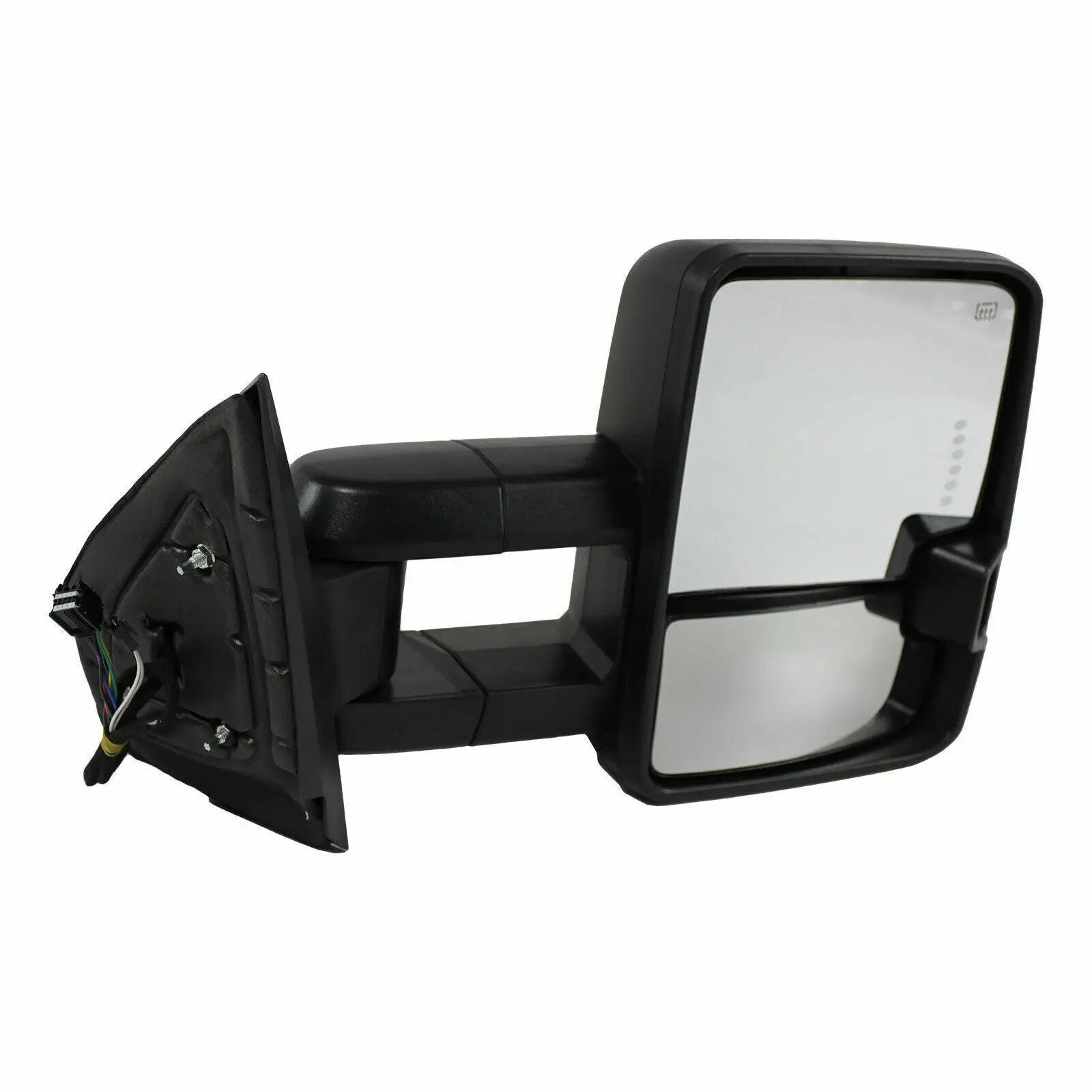 Textured Power Heat Tow Mirrors for 07-13 Chevy Silverado 1500 2500
