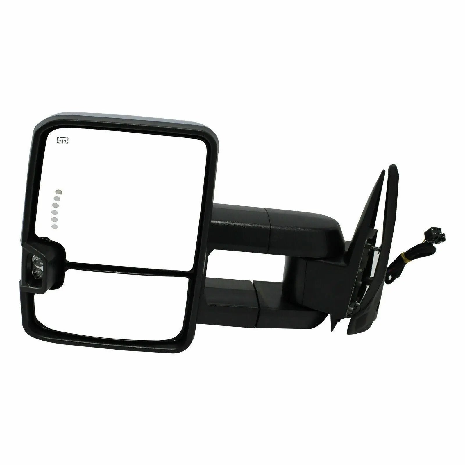 Chrome Tow Mirrors Power Heat Turn Signal for 99-02 Chevy Silverado 1500 2500