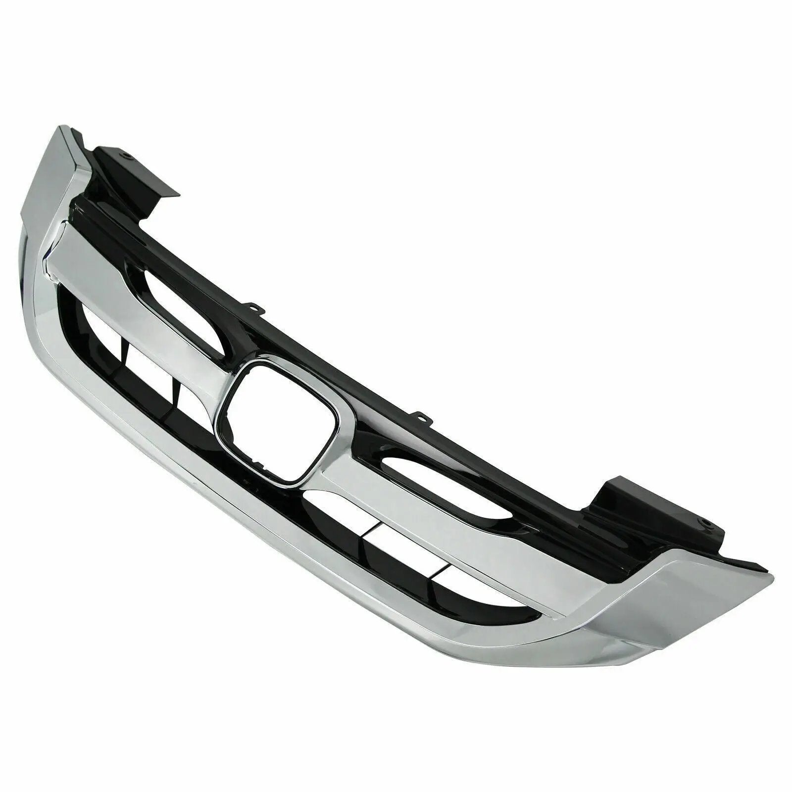 2013-2015 Honda Accord Sedan JDM Mod Style Front Grille Grill Black & Chrome
