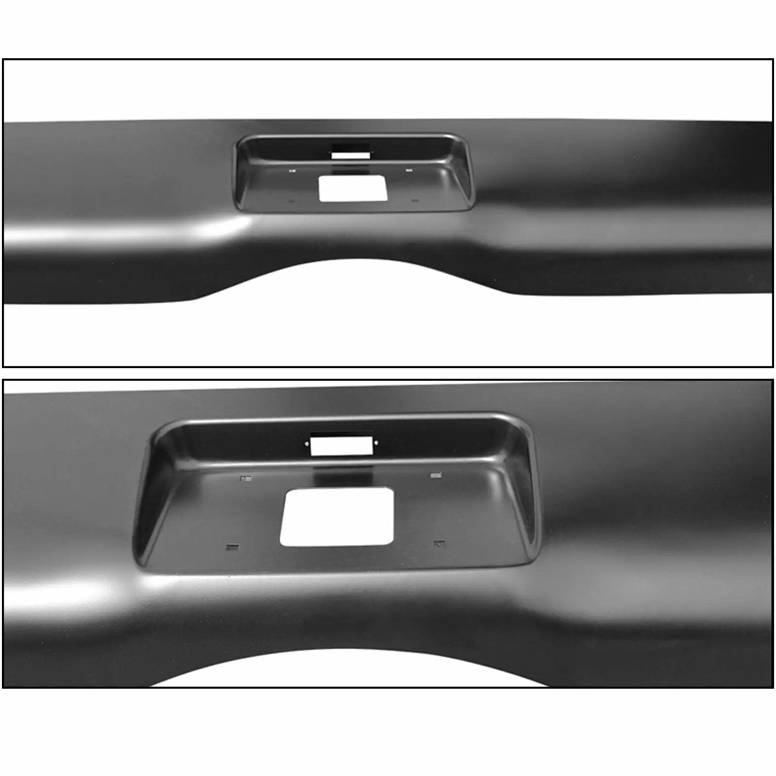 Rear Bumper Roll Pan w/LED License Lamp for  2007-2013 Silverado 1500