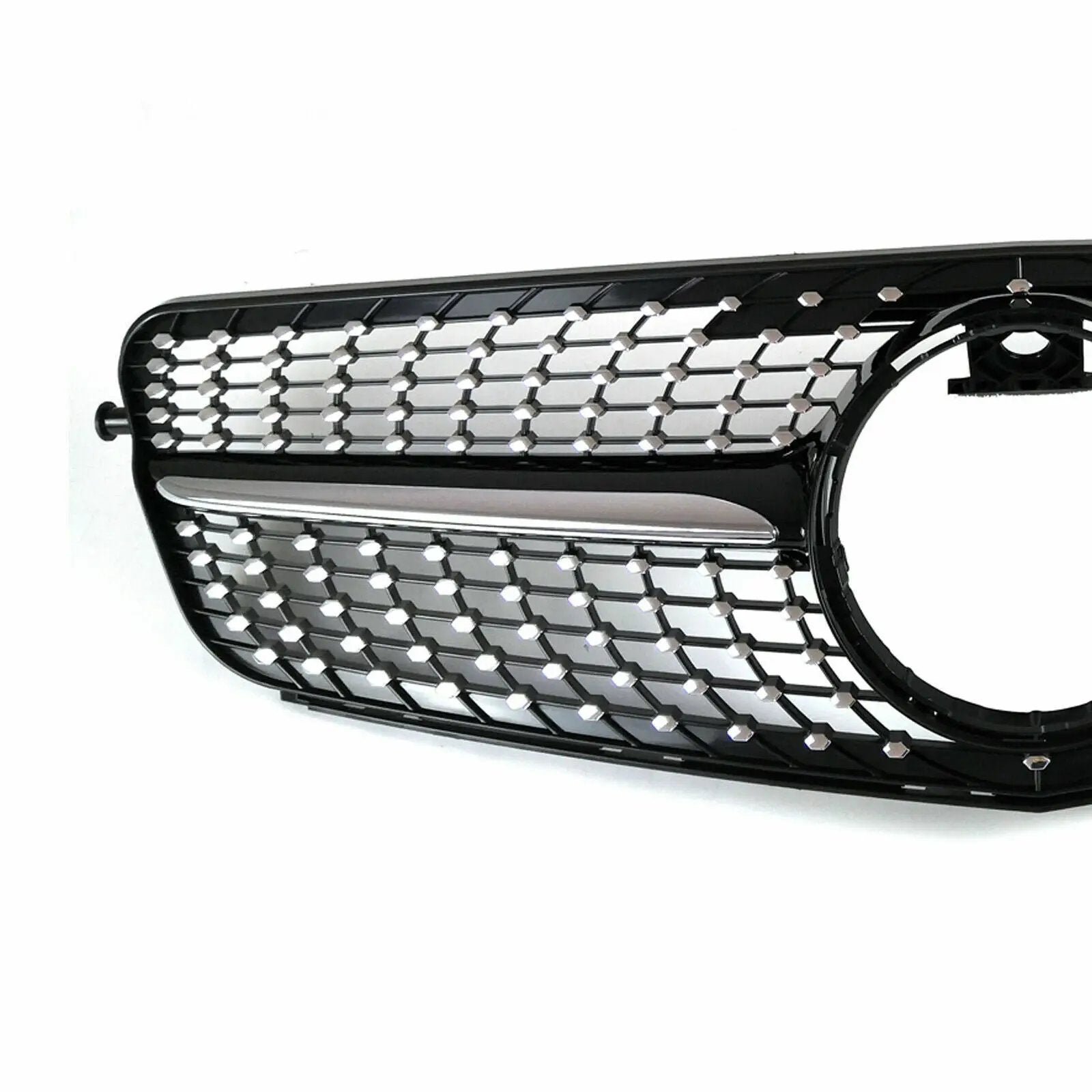 07-14 Mercedes-Benz W204 C200 C300 Black Diamond Style Front Grille Grill