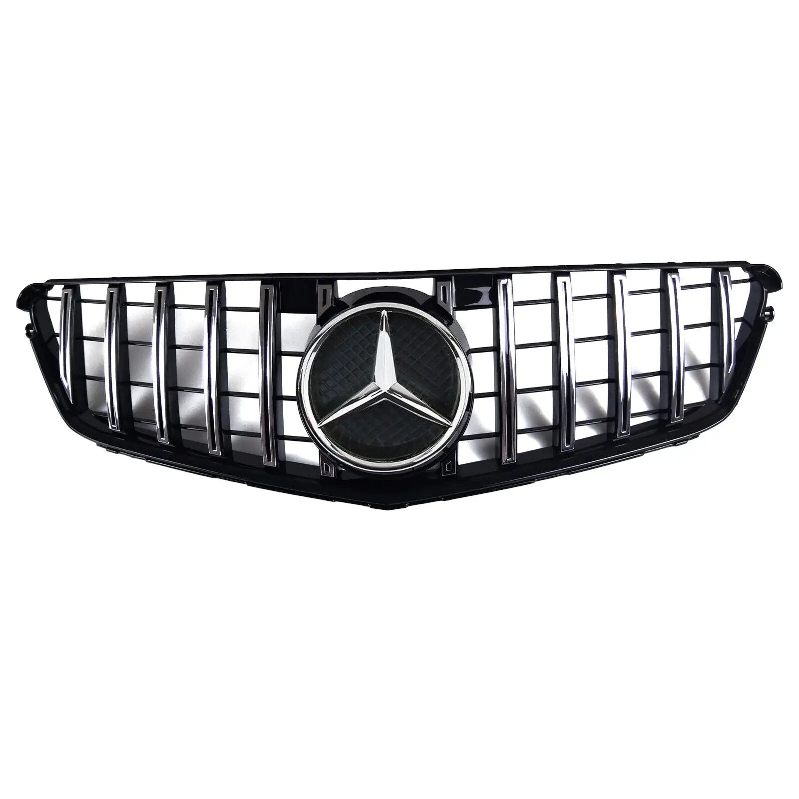 GT Front Grille Grill w/Star for Mercedes Benz W204 C250 C300 C350