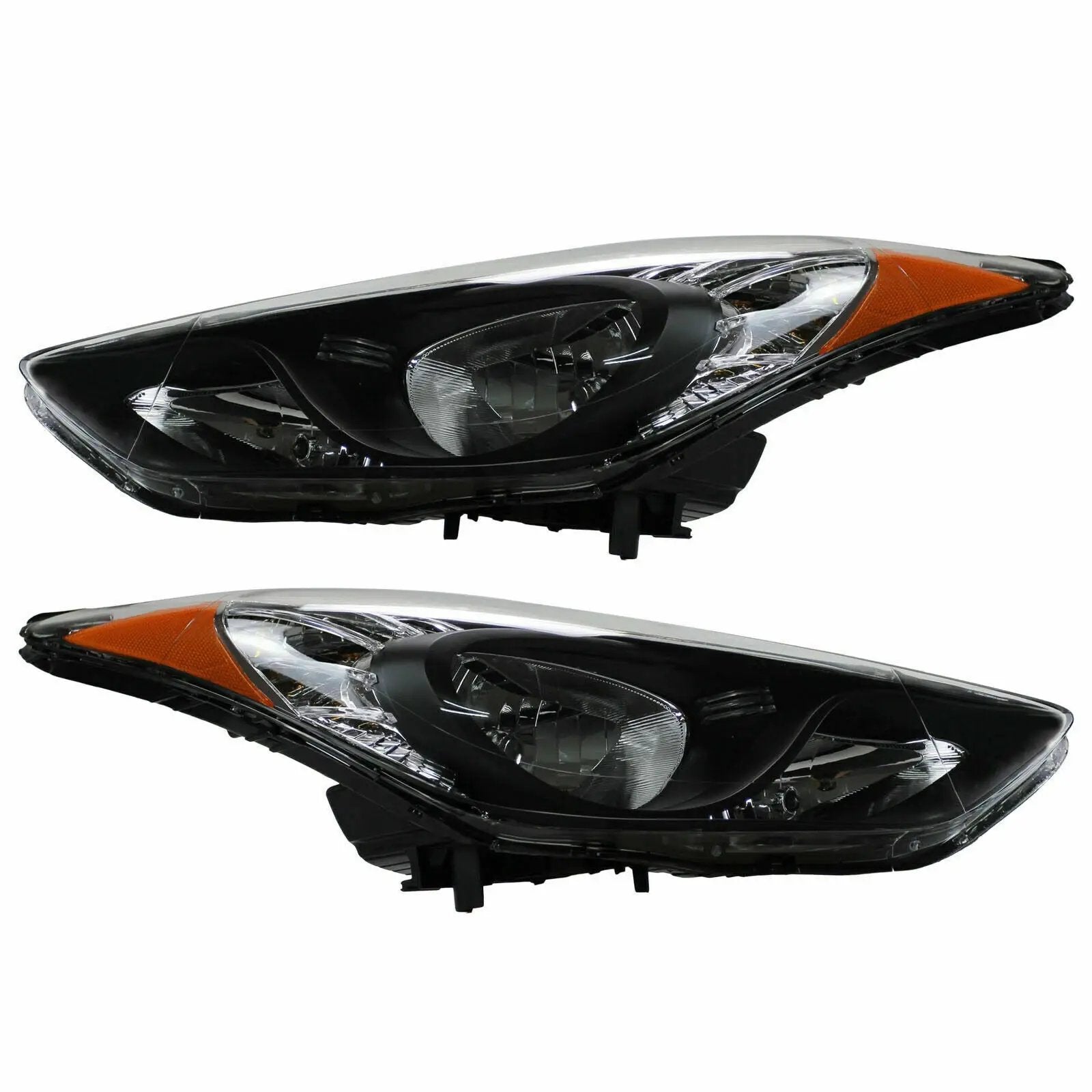 Halogen Headlights Assembly Headlamps for 2011-2013 Hyundai Elantra