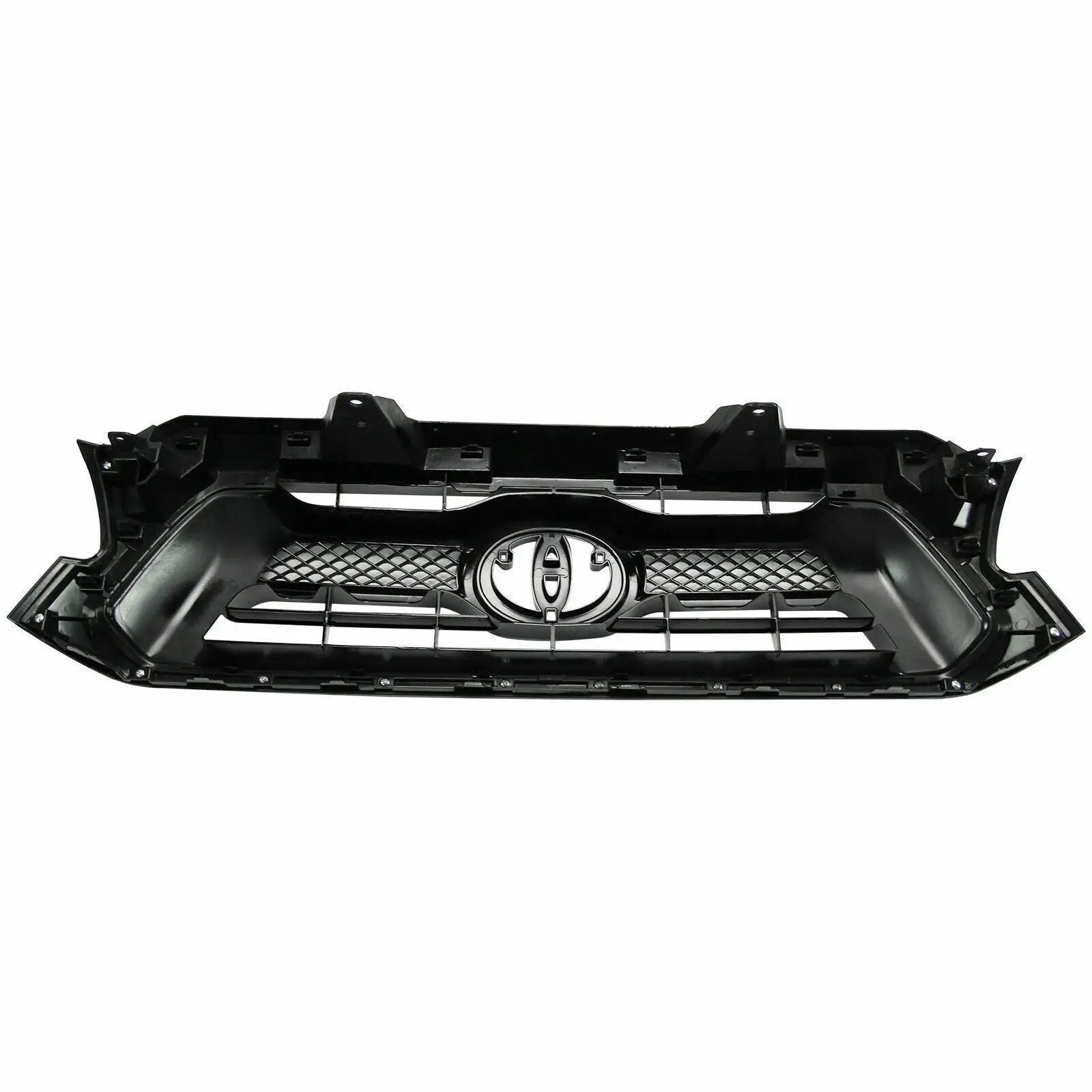 Front Bumper Grille Gloss Black Mesh for 2012-2015 Toyota Tacoma