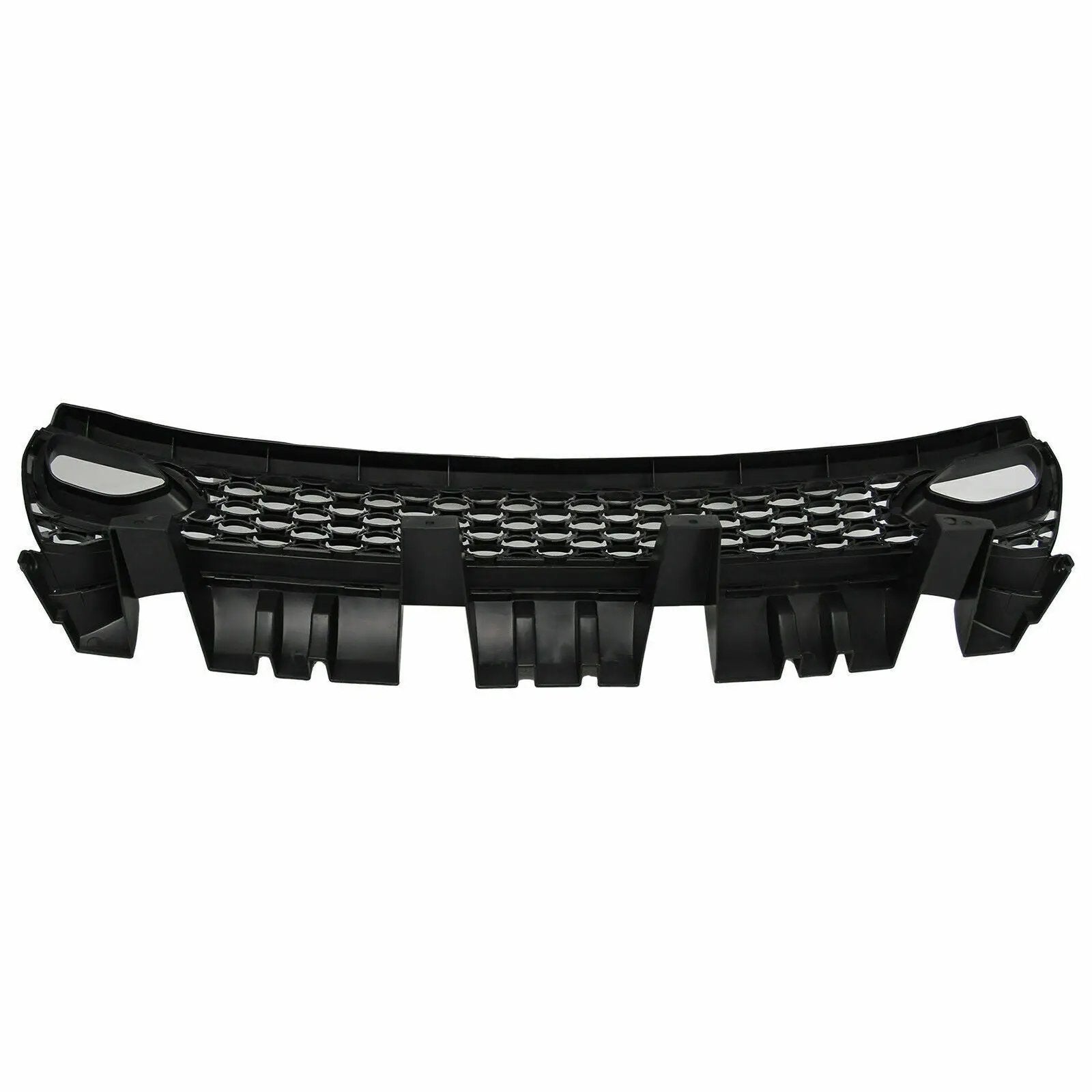 Bumper Upper Honeycomb Grille w/Bezels Dual Inlets for 15-21 Dodge Charger