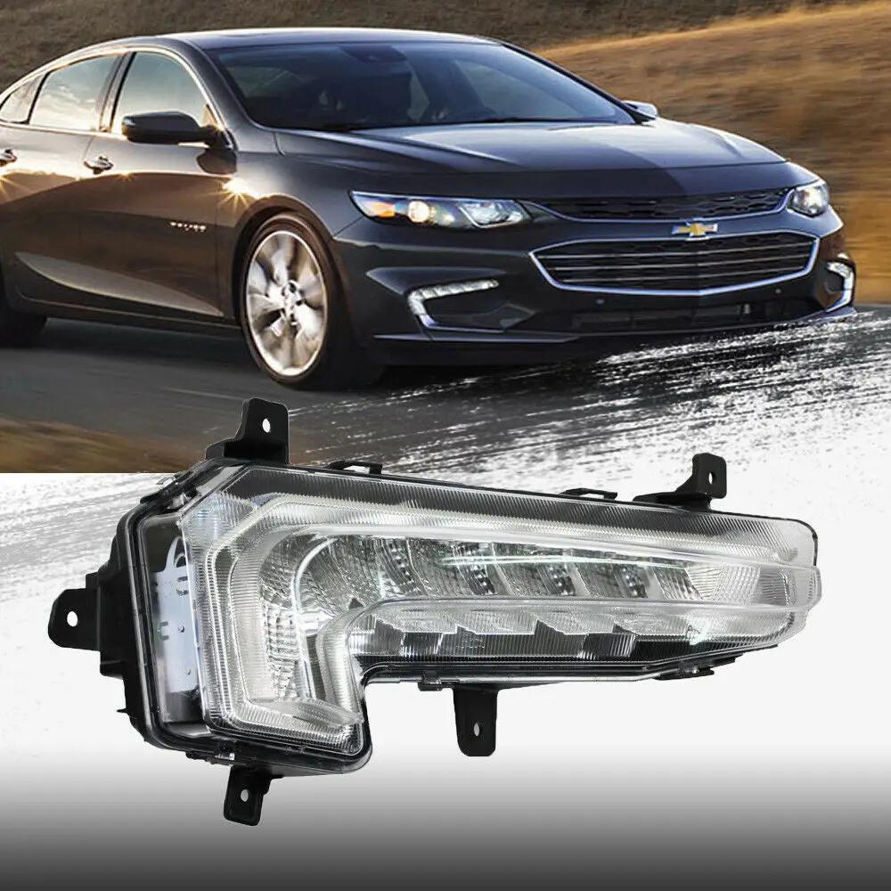 Front Fog Lights DRL Daytime Running for 16-18 Chevrolet Malibu