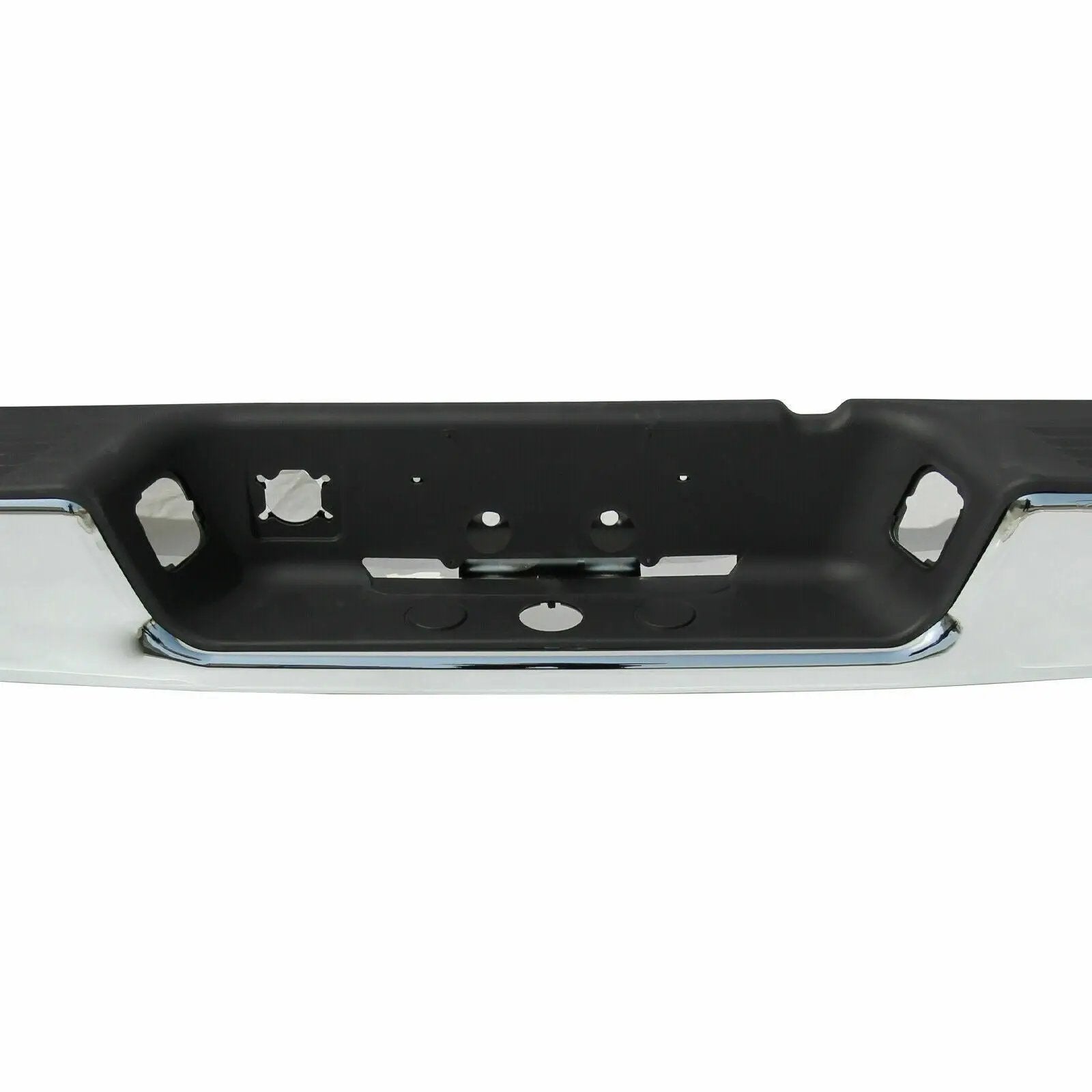 Rear Step Bumper Assembly for 2004-2008 Dodge Ram 1500 2500 3500 HD Black & Chrome